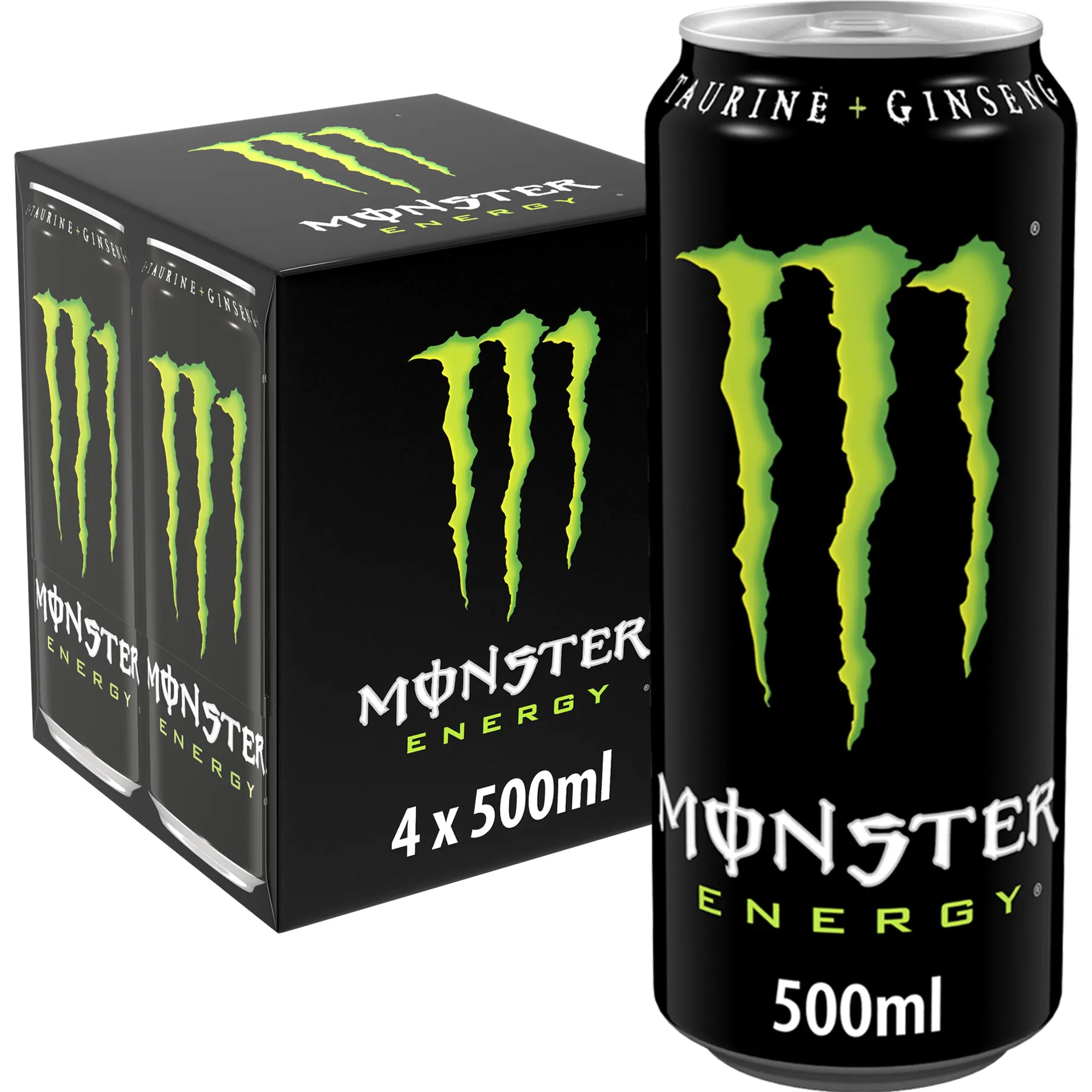 MONSTER ENERGY Boisson énergisante à la taurine et au ginseng boîtes
