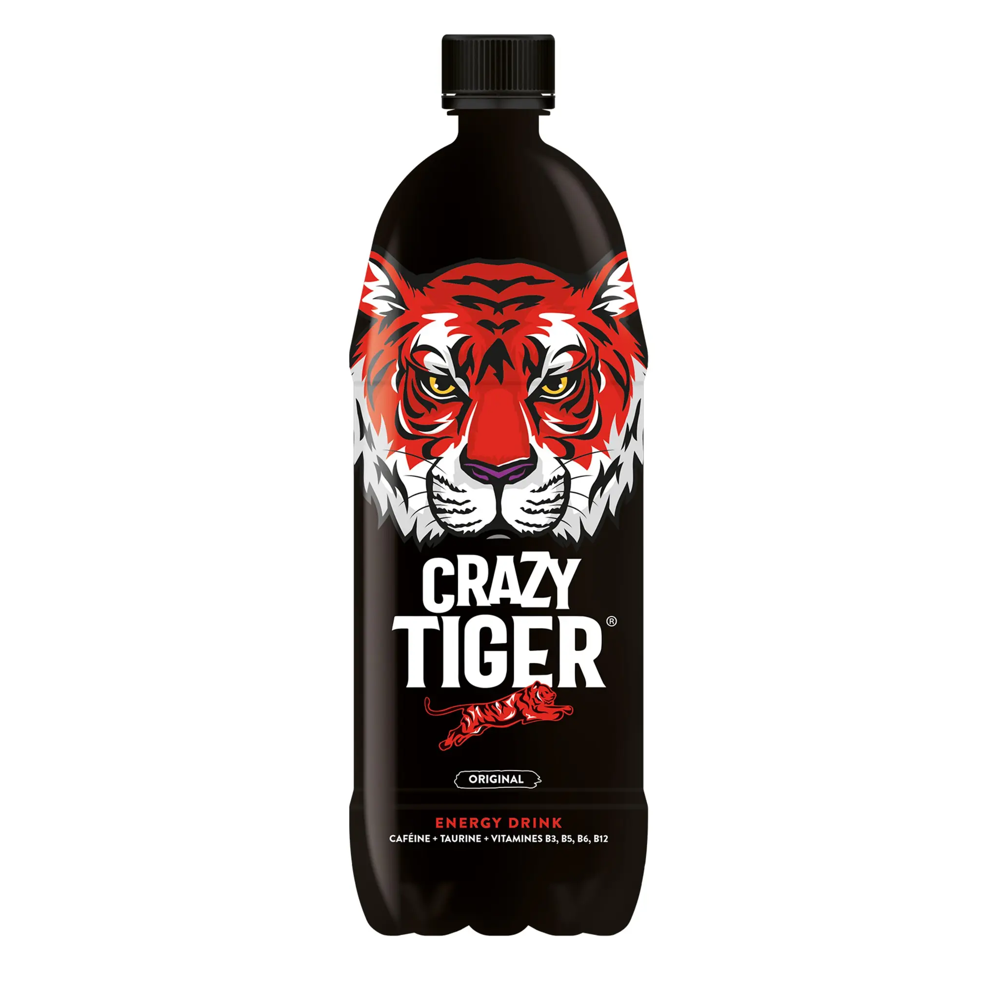 CRAZY TIGER Boisson énergisante à la taurine et caféine