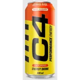 C4 ENERGY Boisson énergisante orange zéro sucres boîte