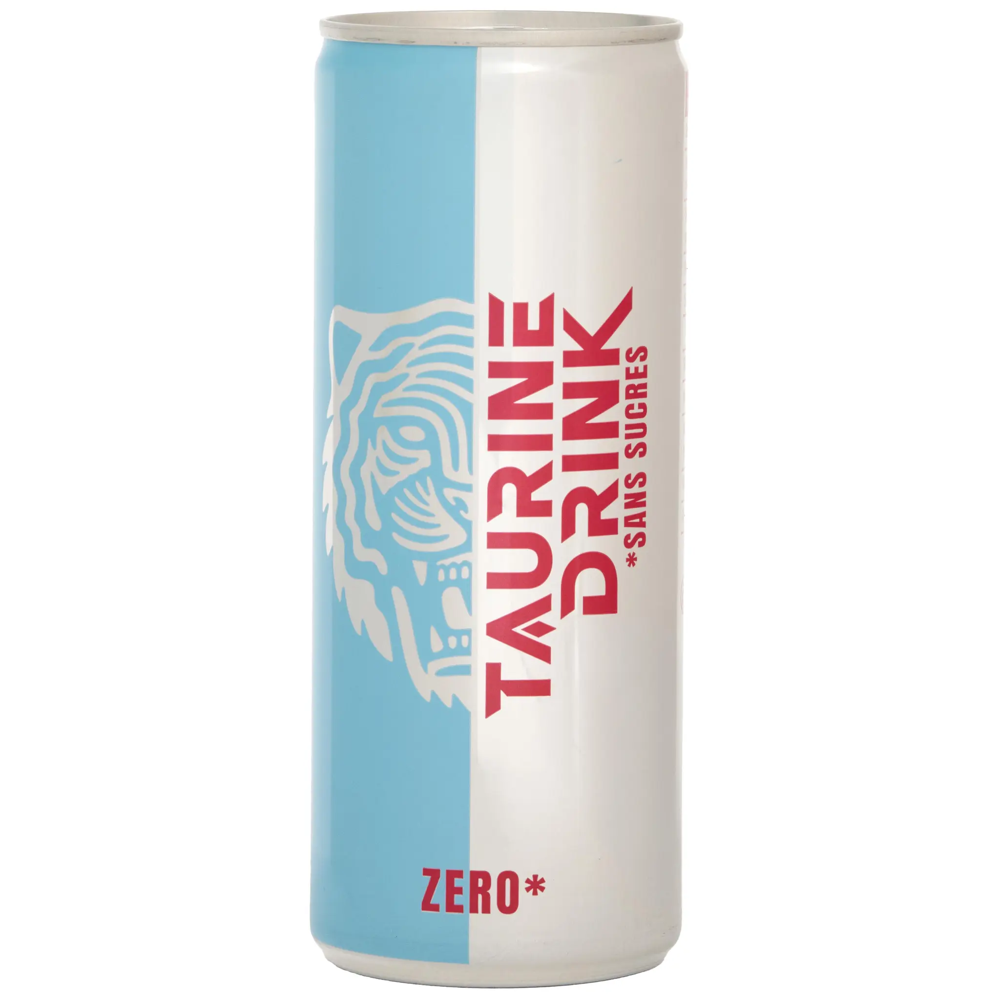 TAURINE DRINK Boisson énergisante à la taurine sans sucres boîte