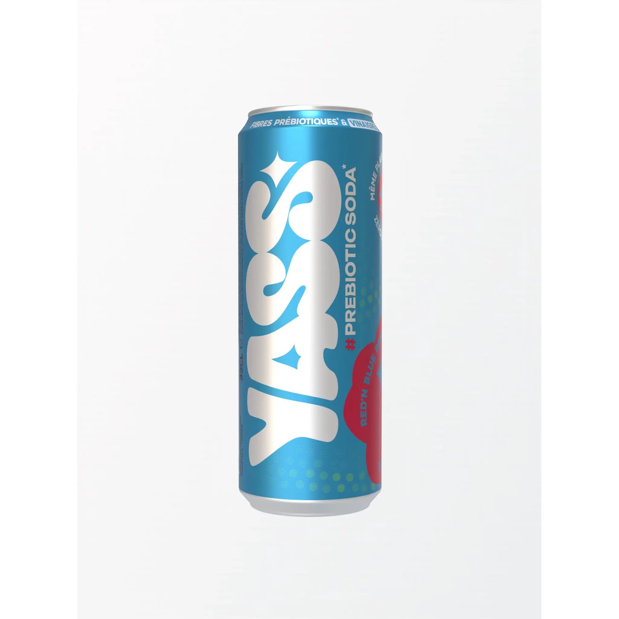 YASS Boisson gazeuse citron fruits rouges boîte