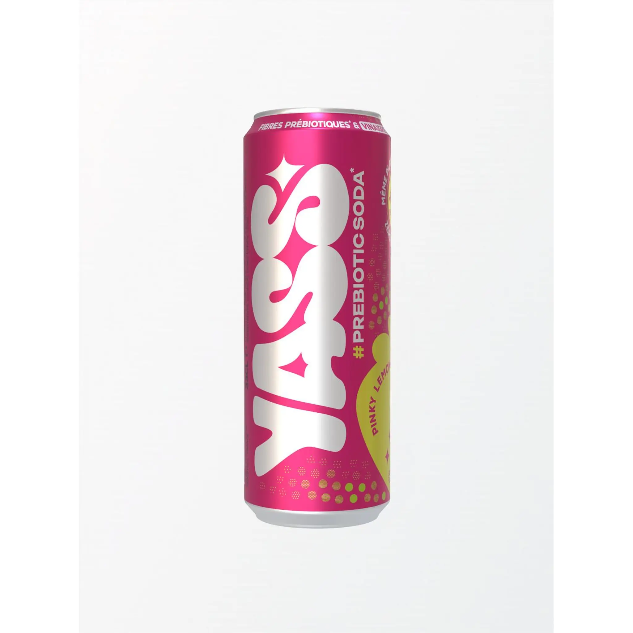 YASS Boisson gazeuse fraise citron boîte