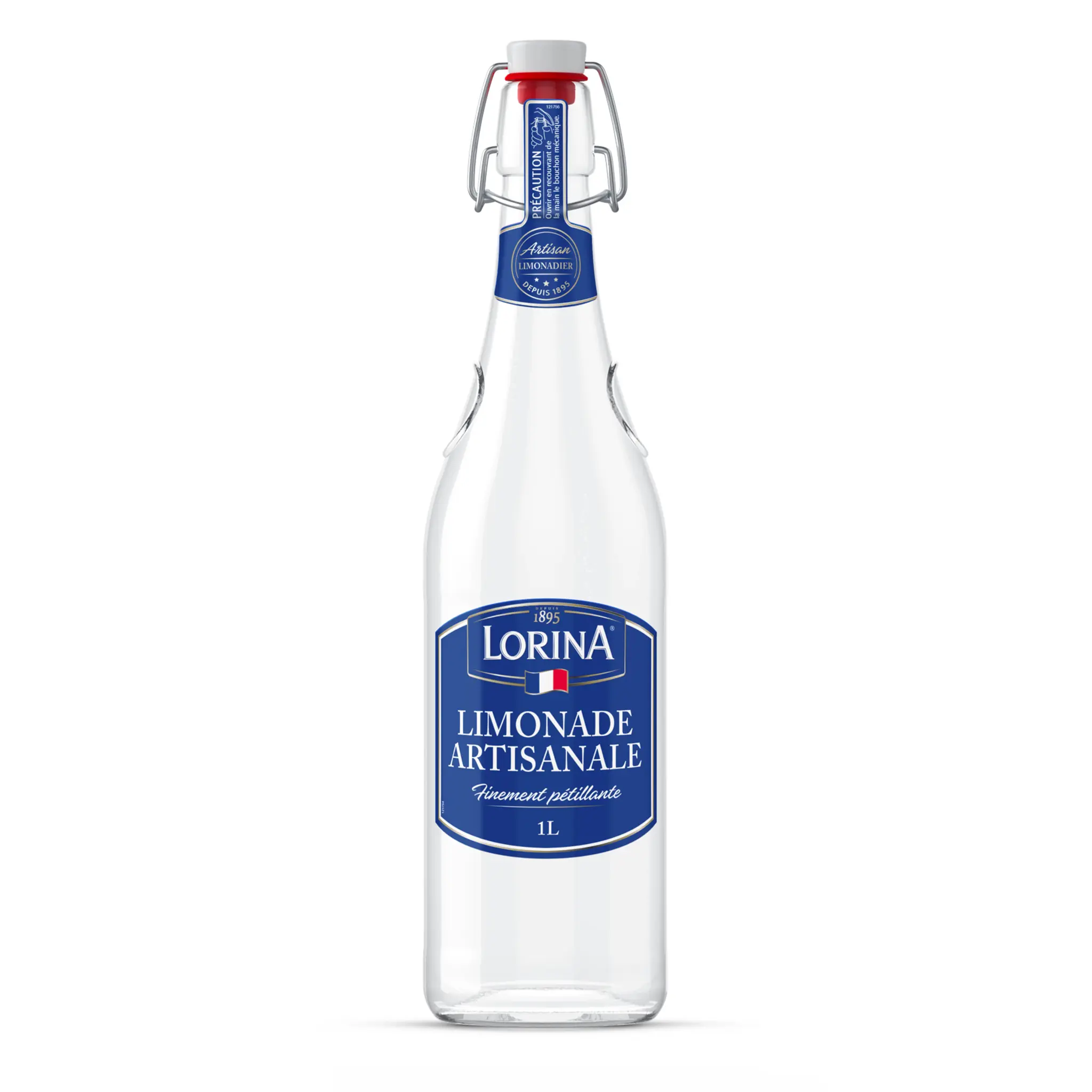LORINA Limonade artisanale à l'arôme naturel de citron bouteille verre