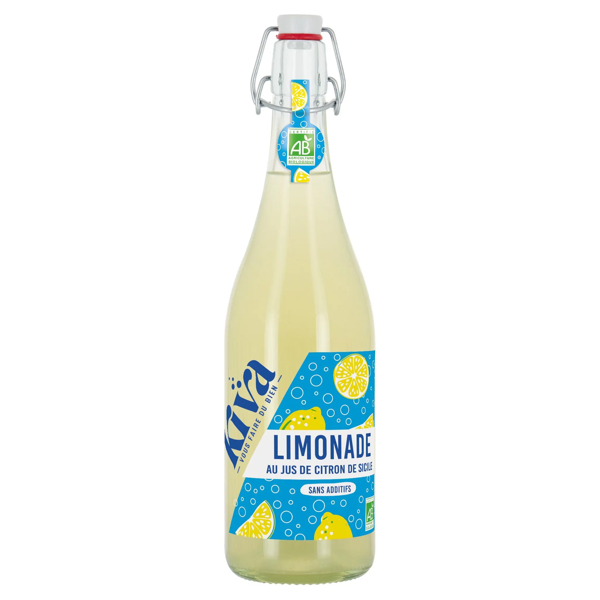 KIVA Limonade au jus de citron de Sicile bio
