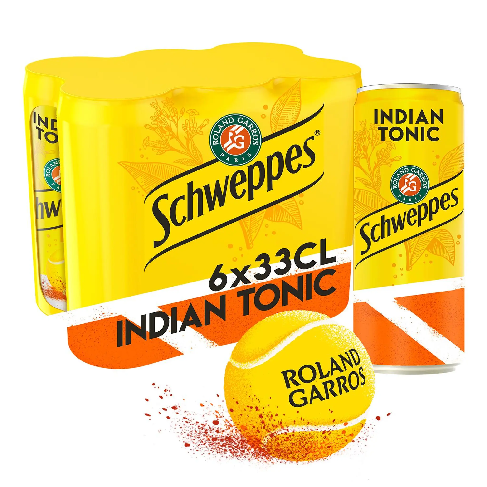 SCHWEPPES Boisson gazeuse Indian Tonic boîtes