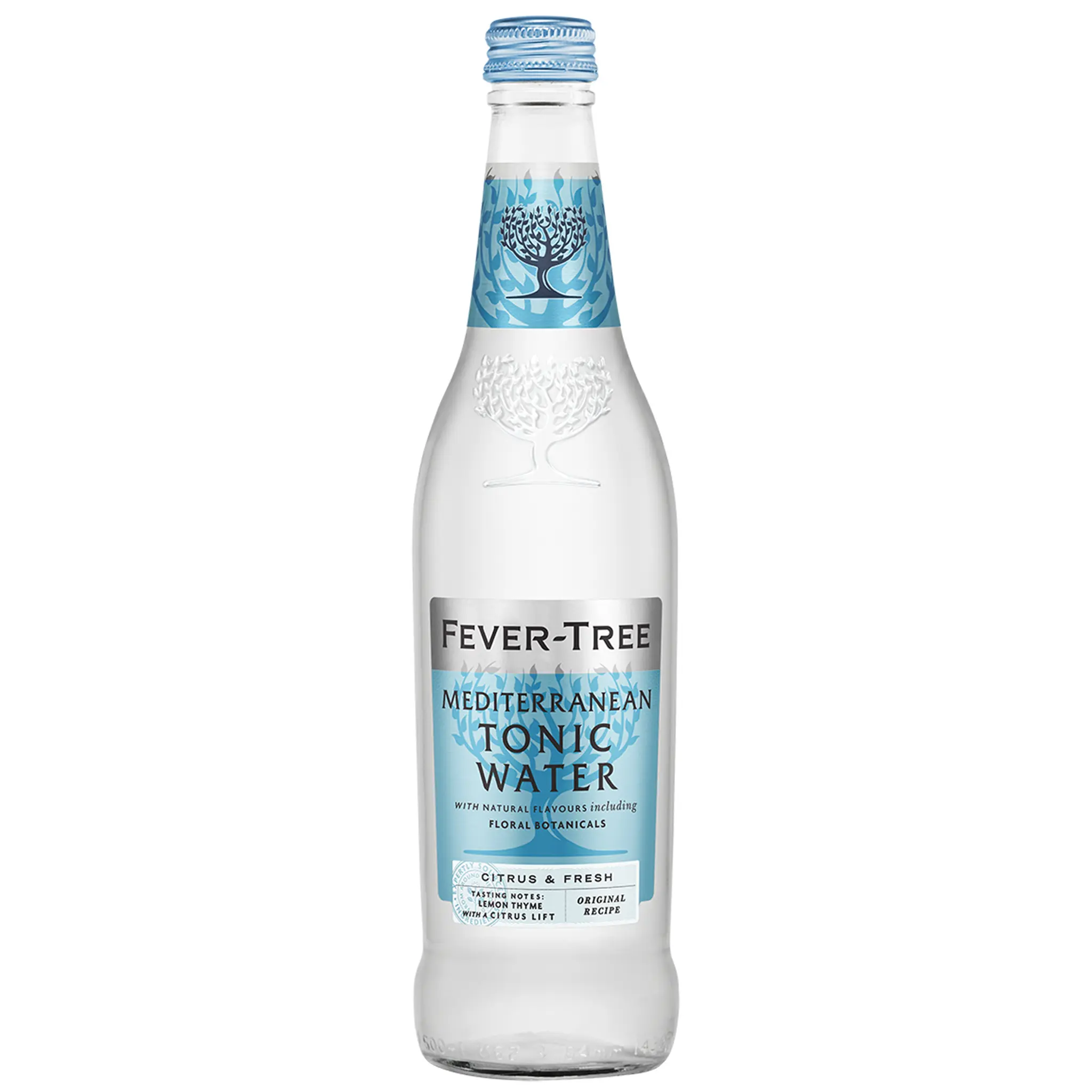 FEVER TREE Méditerranean tonic water eau gazeuse au citron bouteille