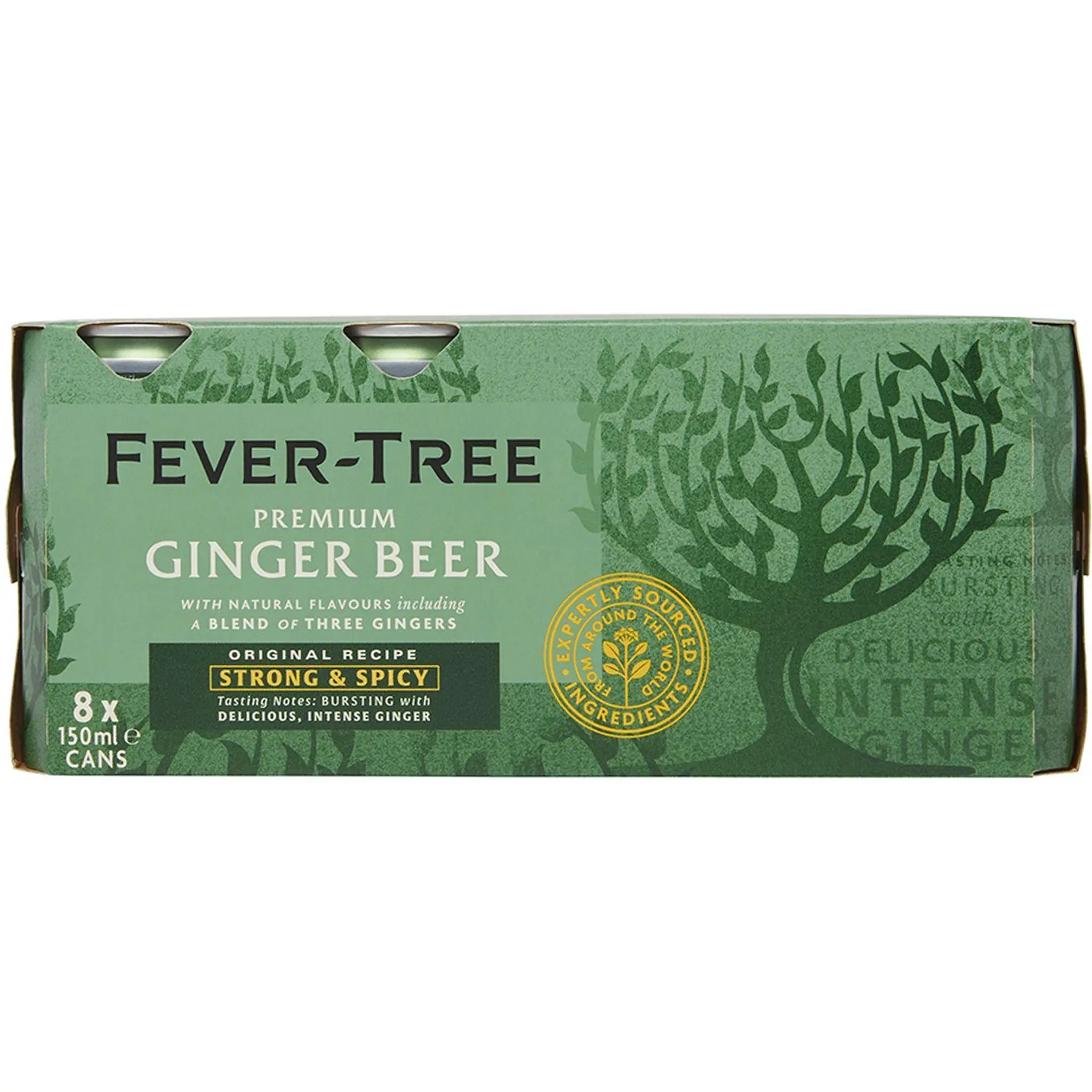 FEVER TREE Premium Ginger beer boîtes