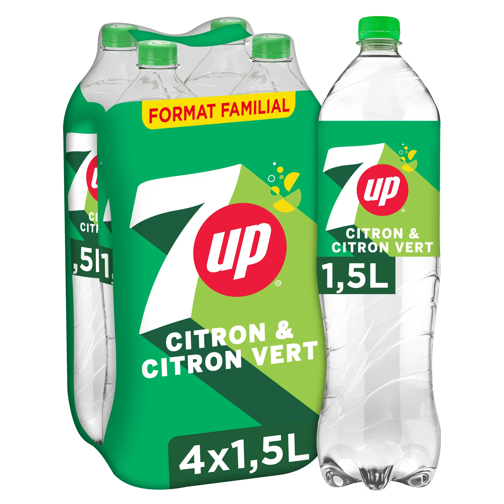 7UP Boisson gazeuse arômes naturels de citron et citron vert