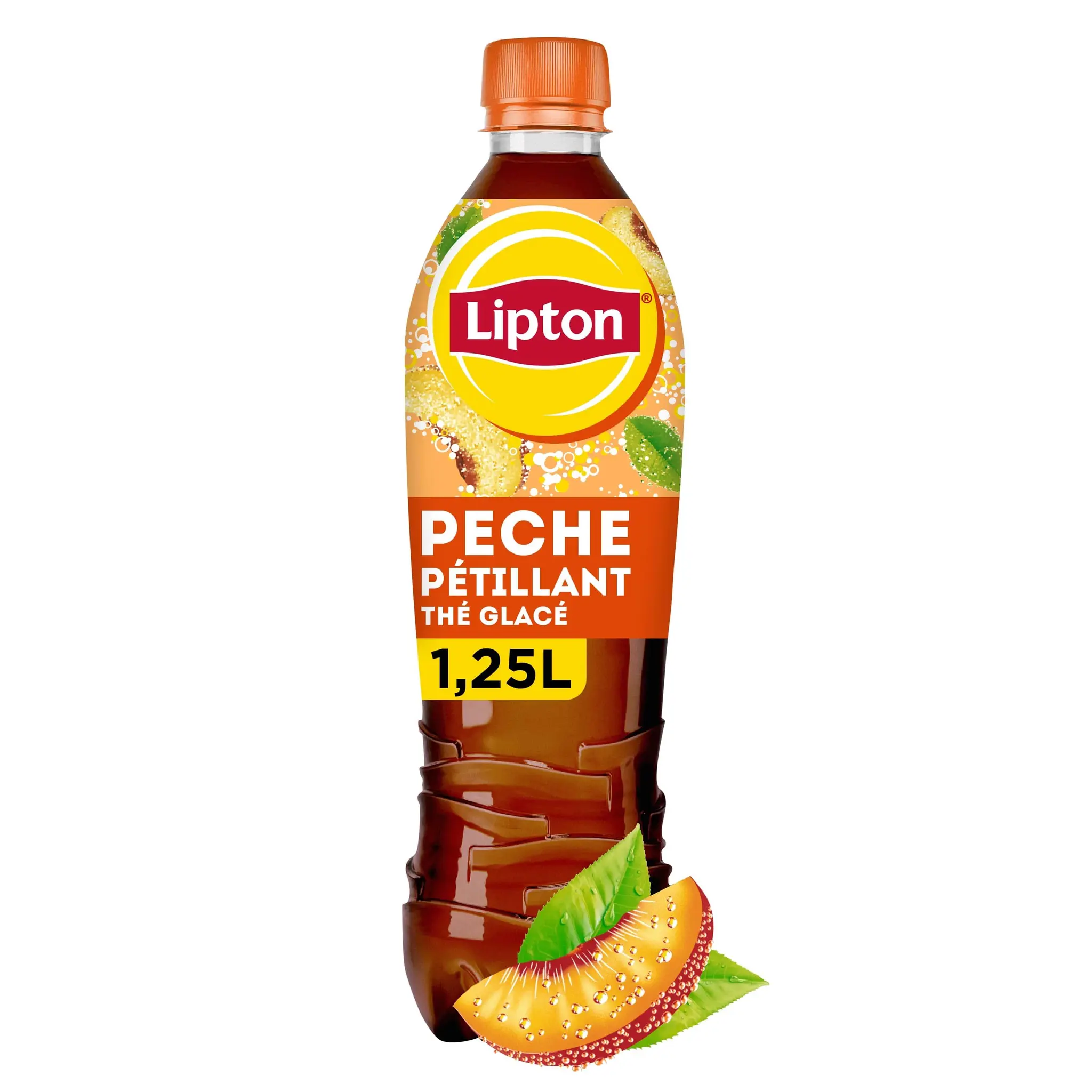 LIPTON ICE TEA Boisson gazeuse à base de thé saveur pêche