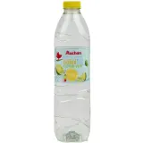 AUCHAN Eau de source aromatisée citron vert