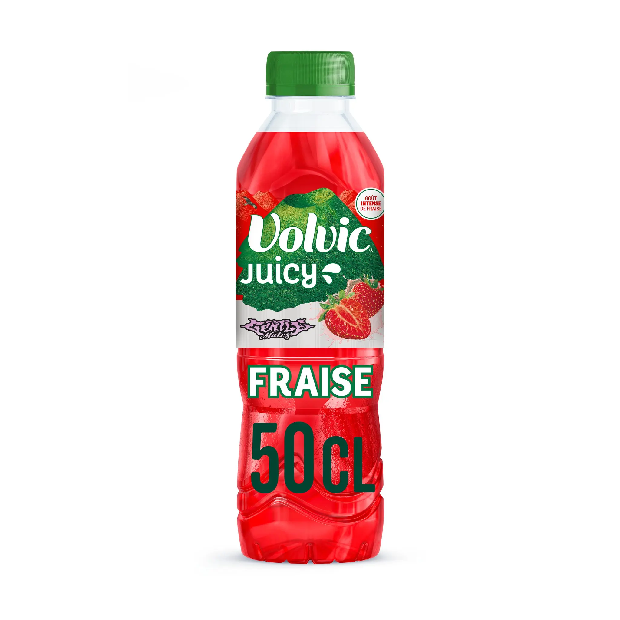 VOLVIC Boisson aromatisée juicy au jus de fraise