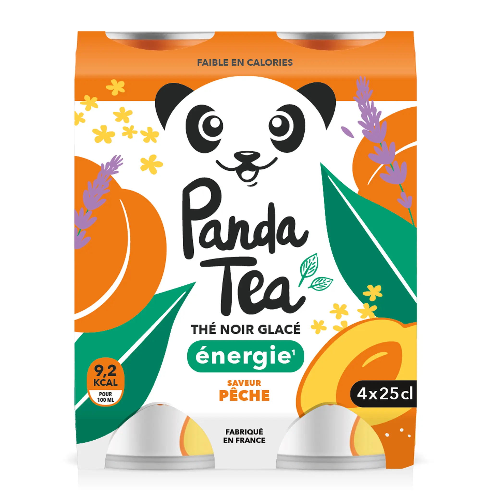 PANDA TEA Thé glacé Boost à la pêche