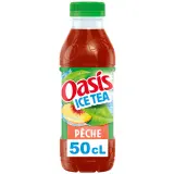 OASIS Ice Tea Boisson au thé glacé saveur pêche bouteille