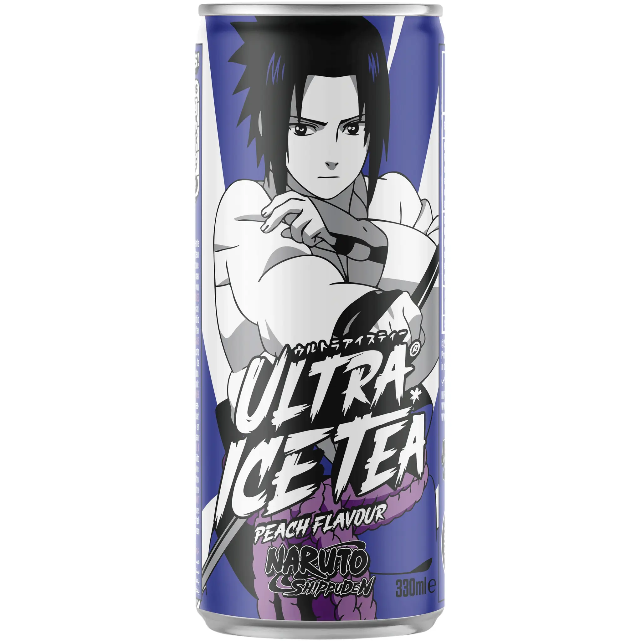 ULTRA ICE TEA Boisson aromatisée au thé et à la pêche Naruto Shippuden Sasuke
