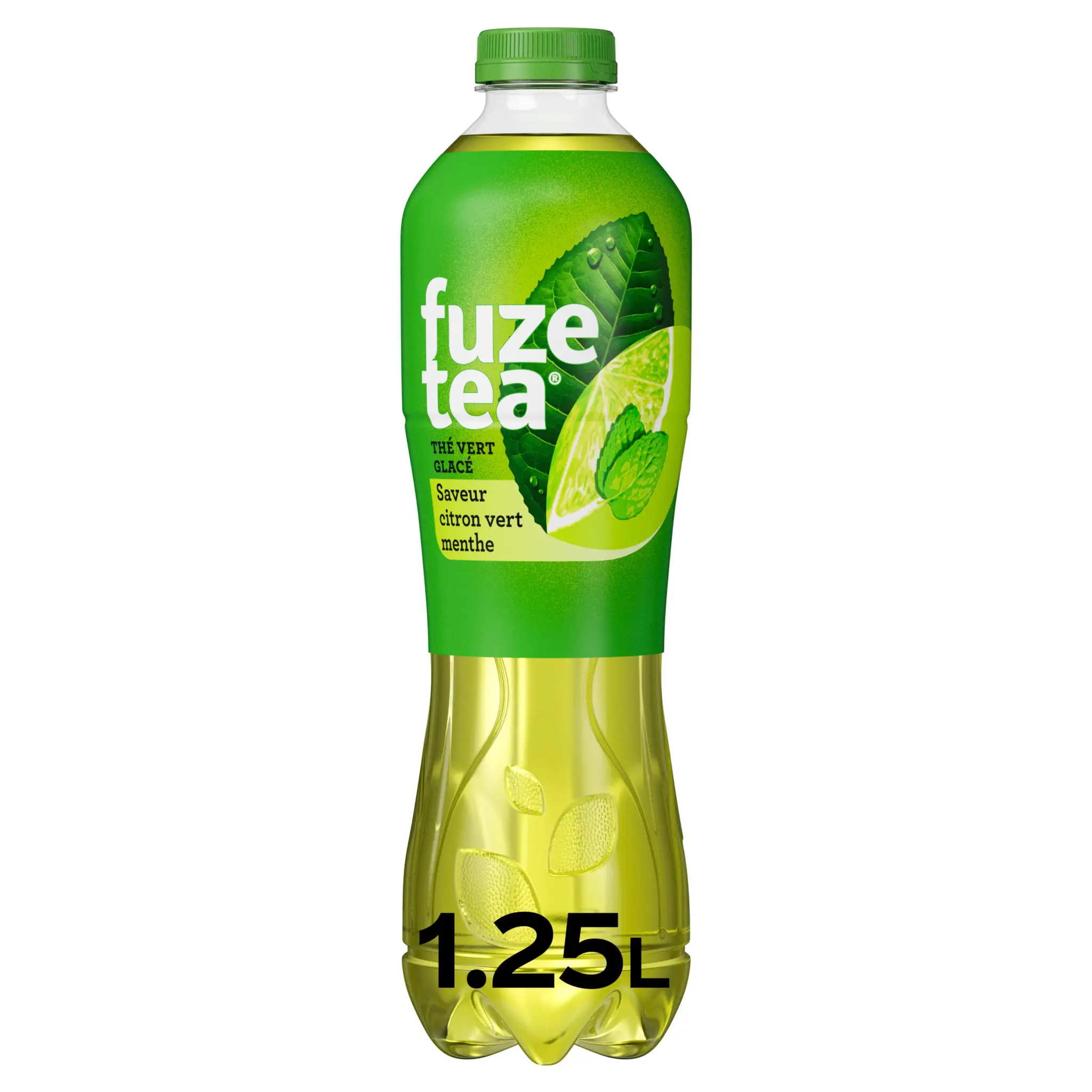 FUZE TEA Thé vert glacé saveur citron vert et menthe