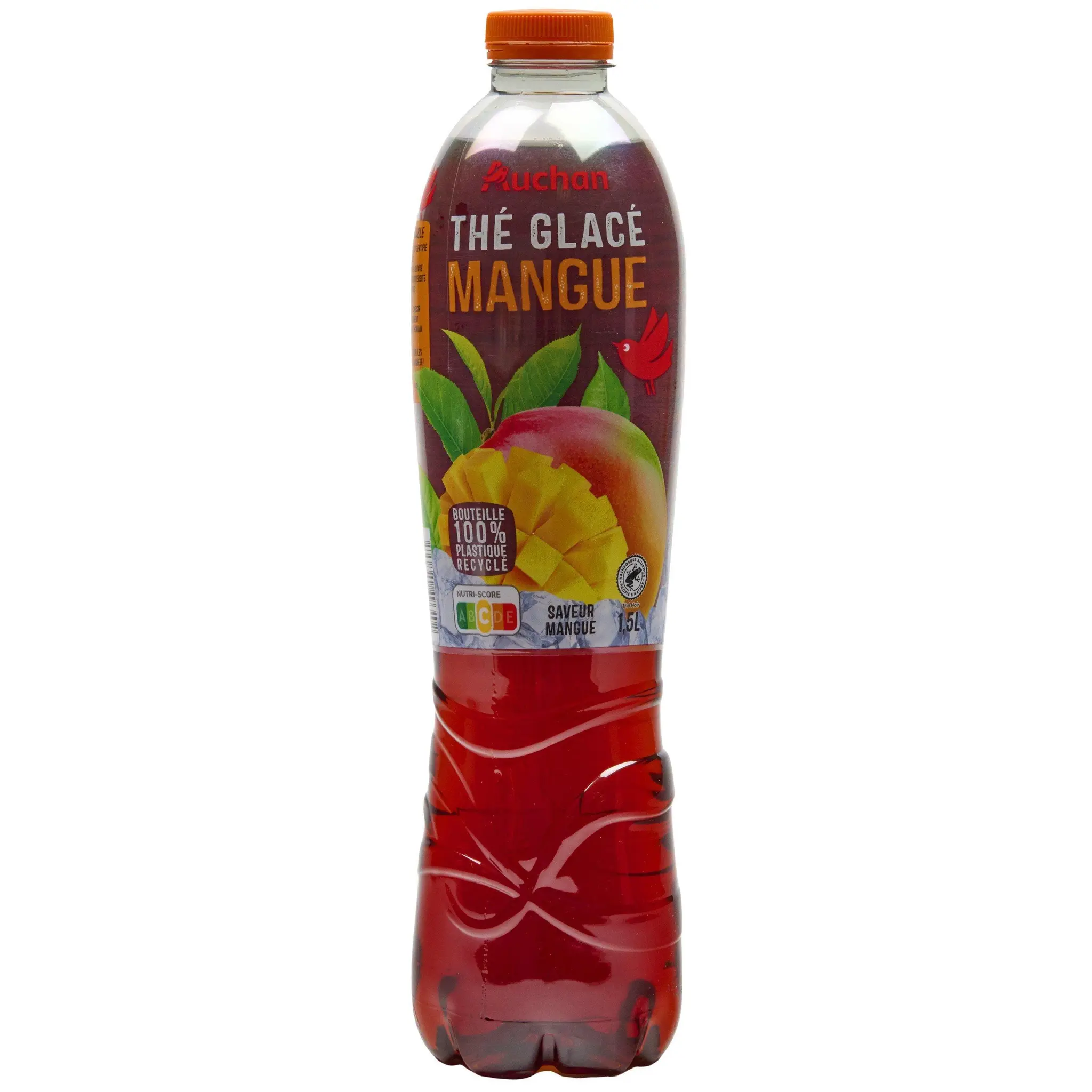 AUCHAN Thé glacé à la mangue