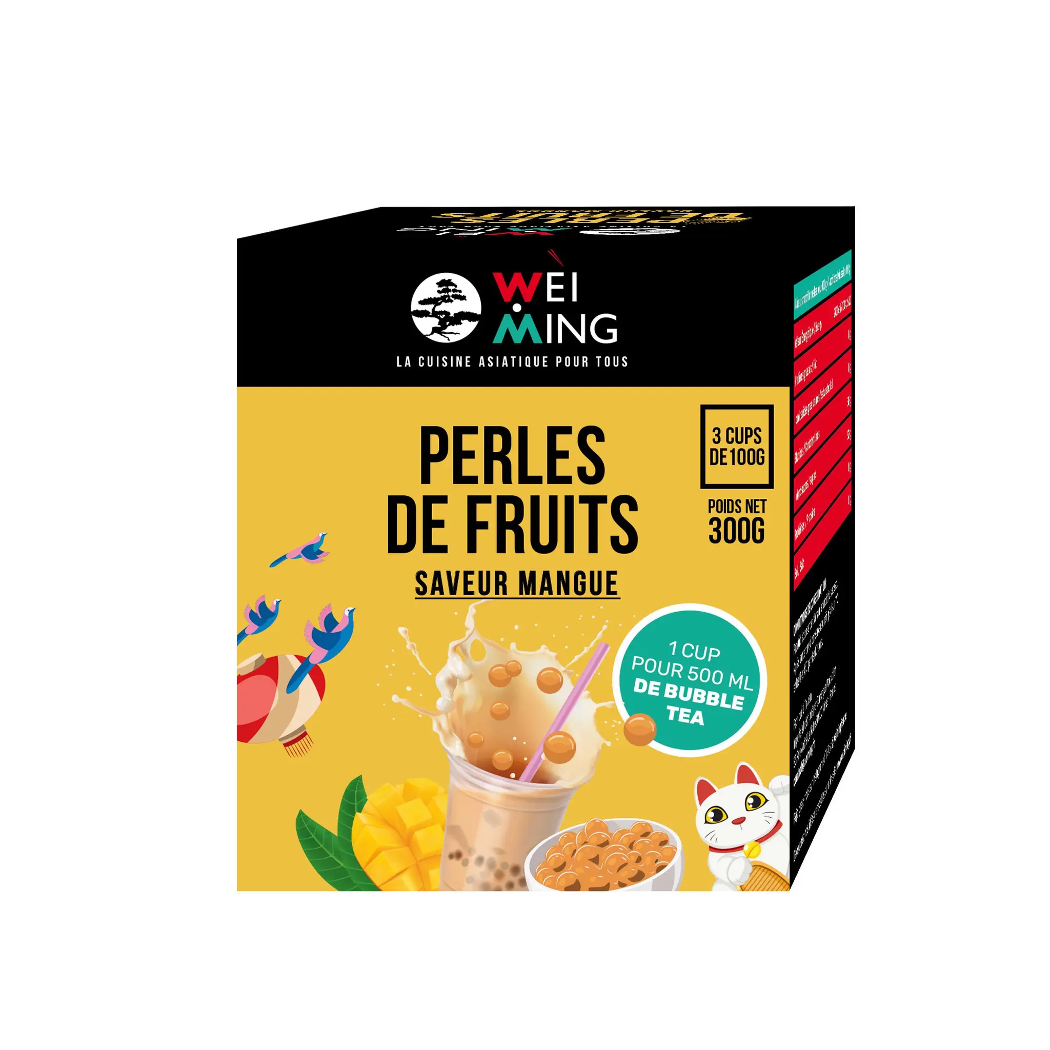 WEI MING Perls de fruit saveur mangue 300g