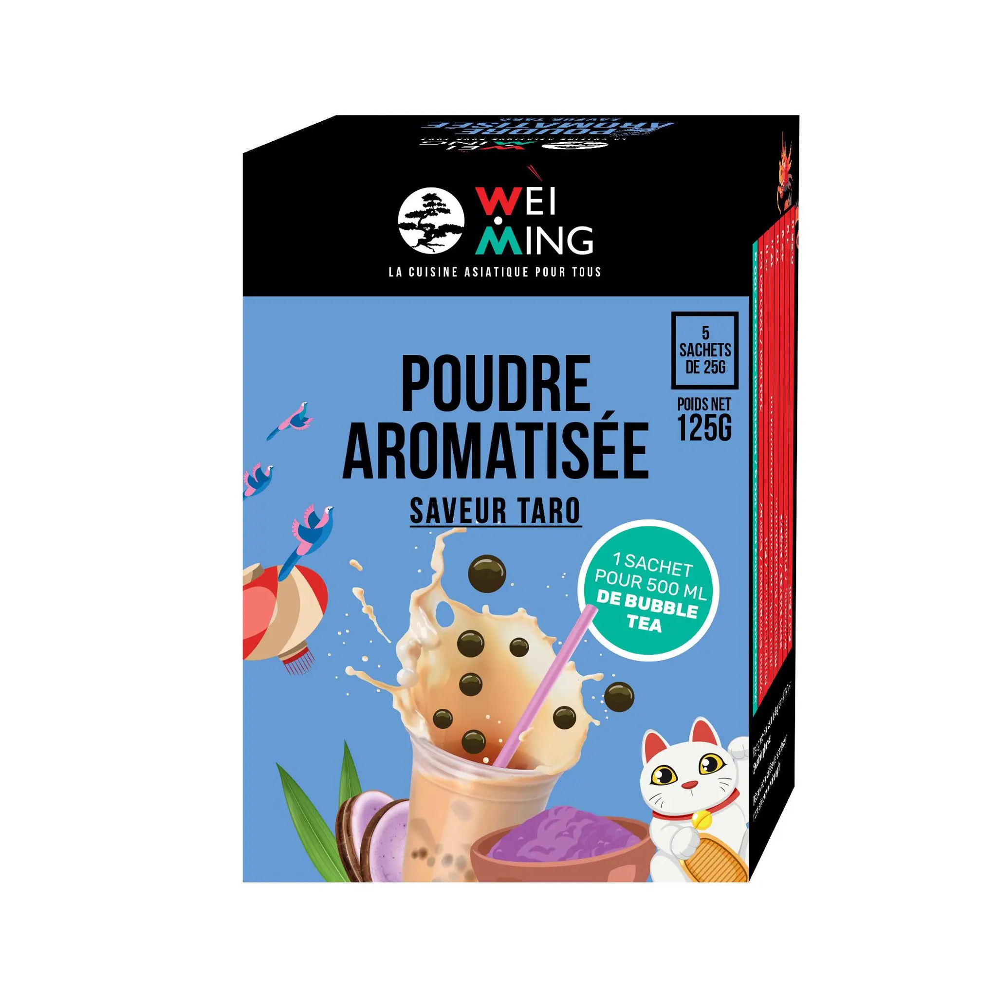 WEI MING Poudre aromatisée saveur taro