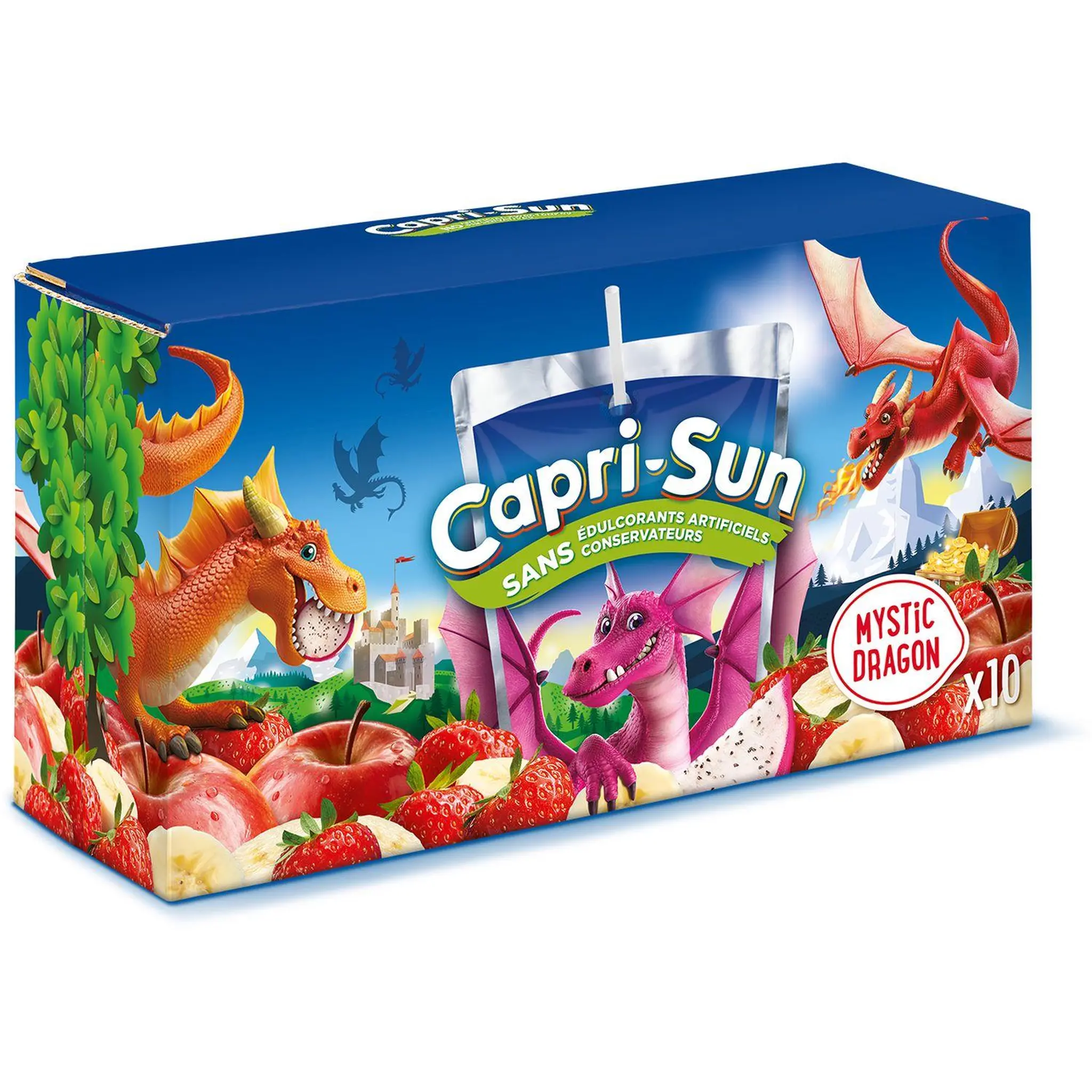 CAPRI-SUN Boisson au jus fruit Mystic Dragon poches