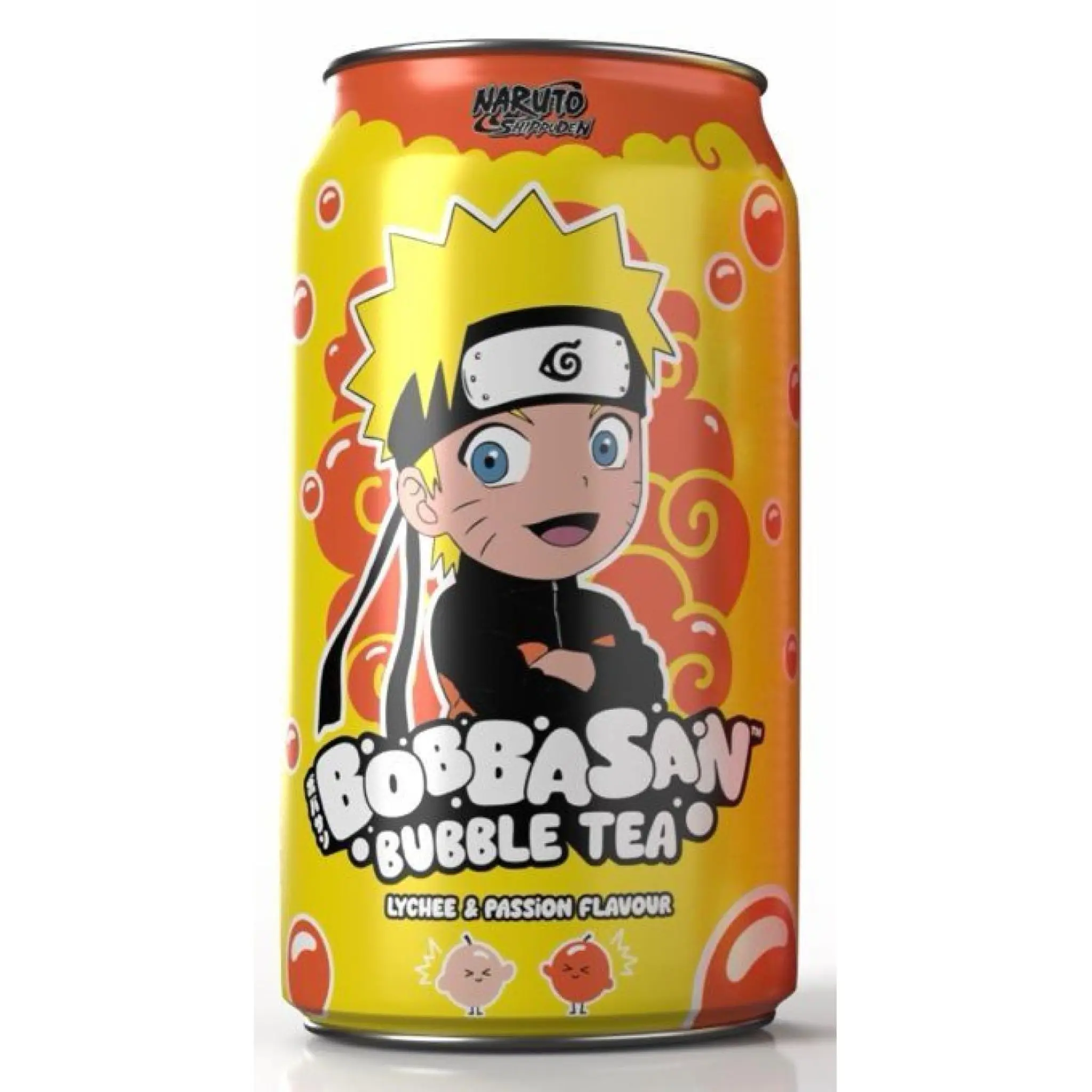 BOBBASAN Canette bubble tea fuit passion litchi