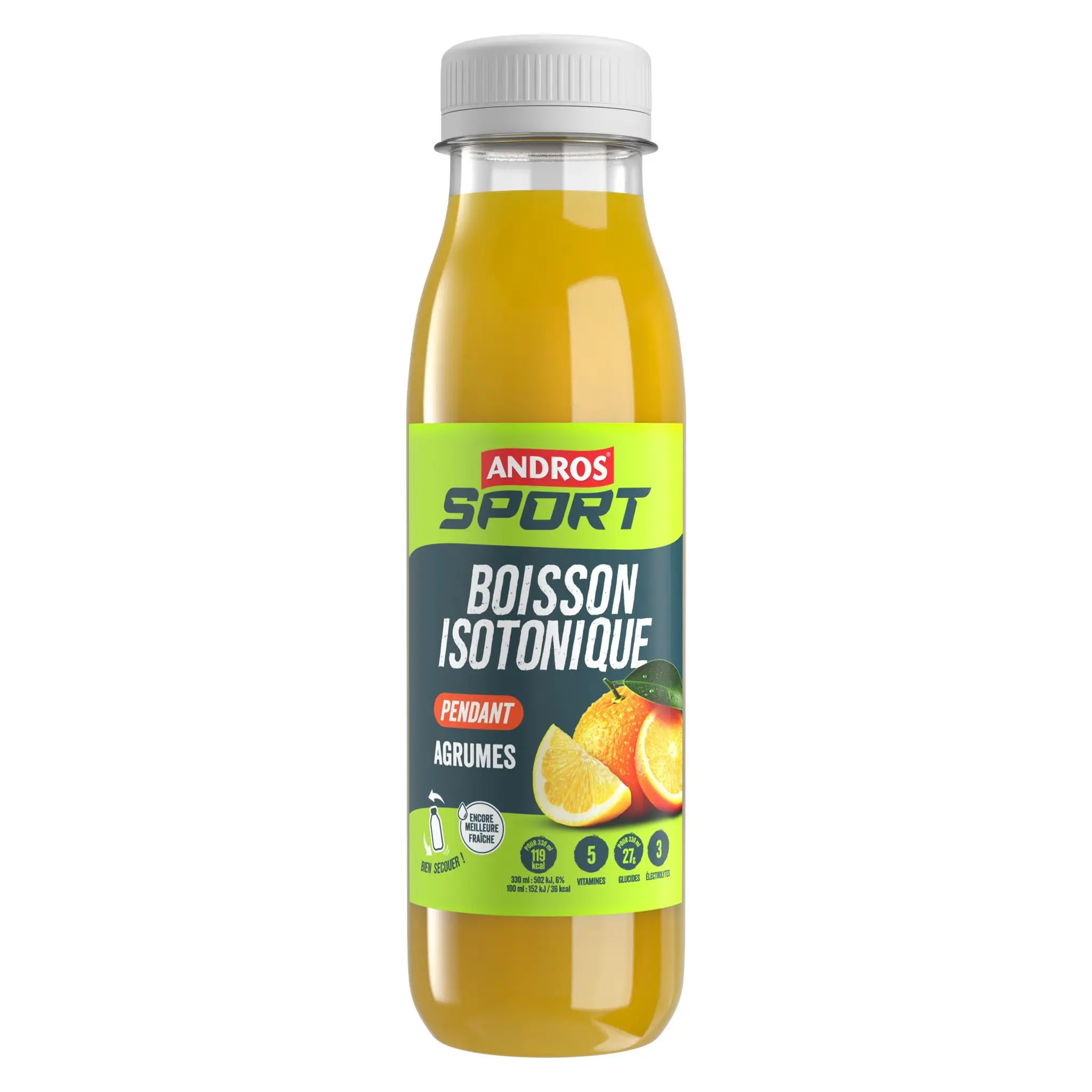 ANDROS Sport Boisson isotonique aux agrumes