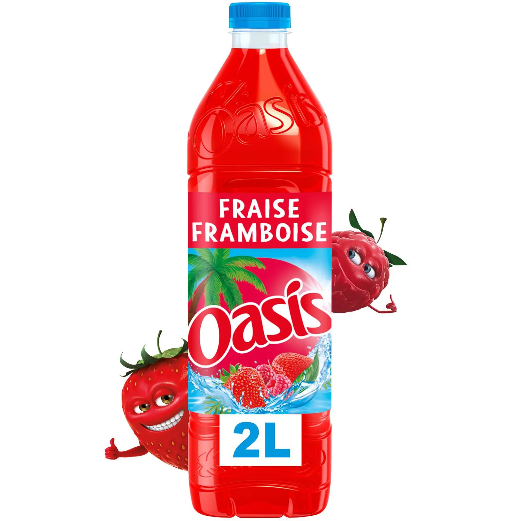 OASIS Boisson aux fruits saveur fraise framboise