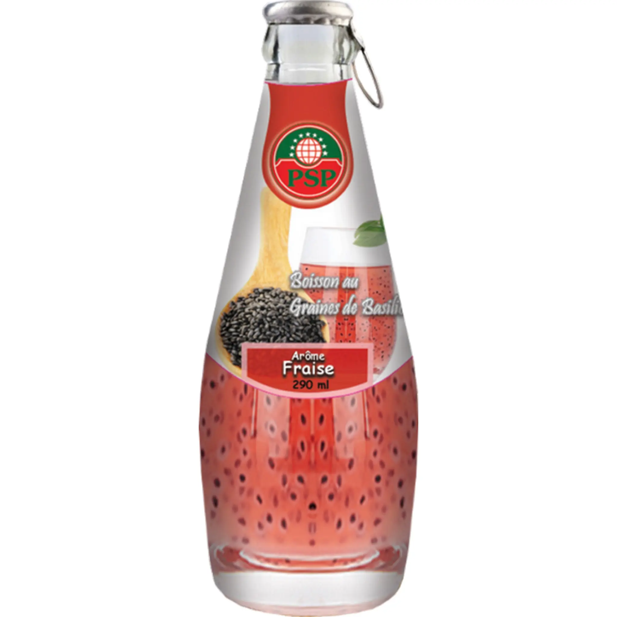 PSP Boisson aux graines de basilic arôme fraise