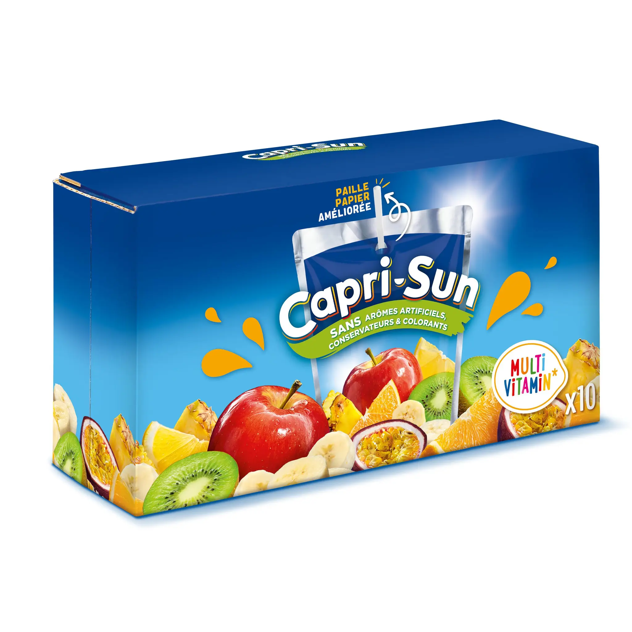 CAPRI-SUN Boisson au jus de fruit multivitaminé poches