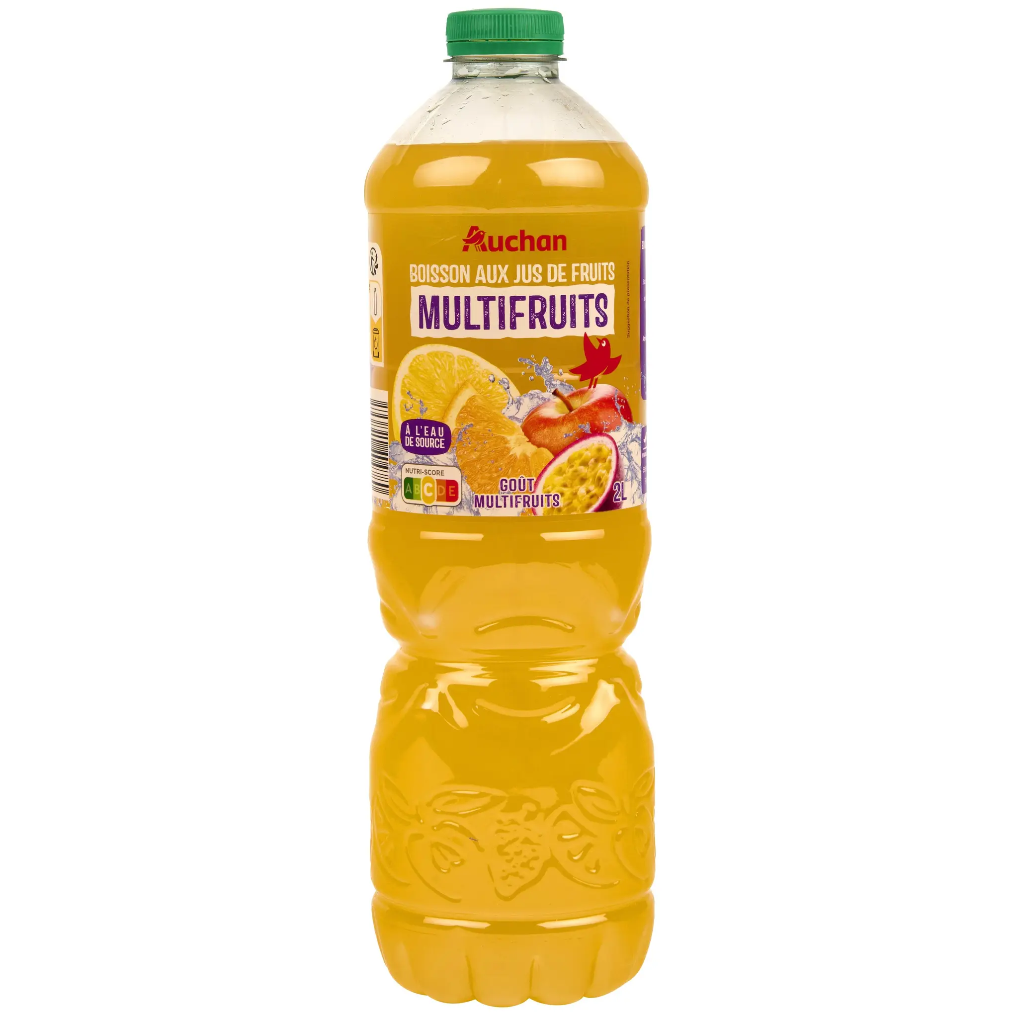 AUCHAN Boisson aux fruits goût multifruits
