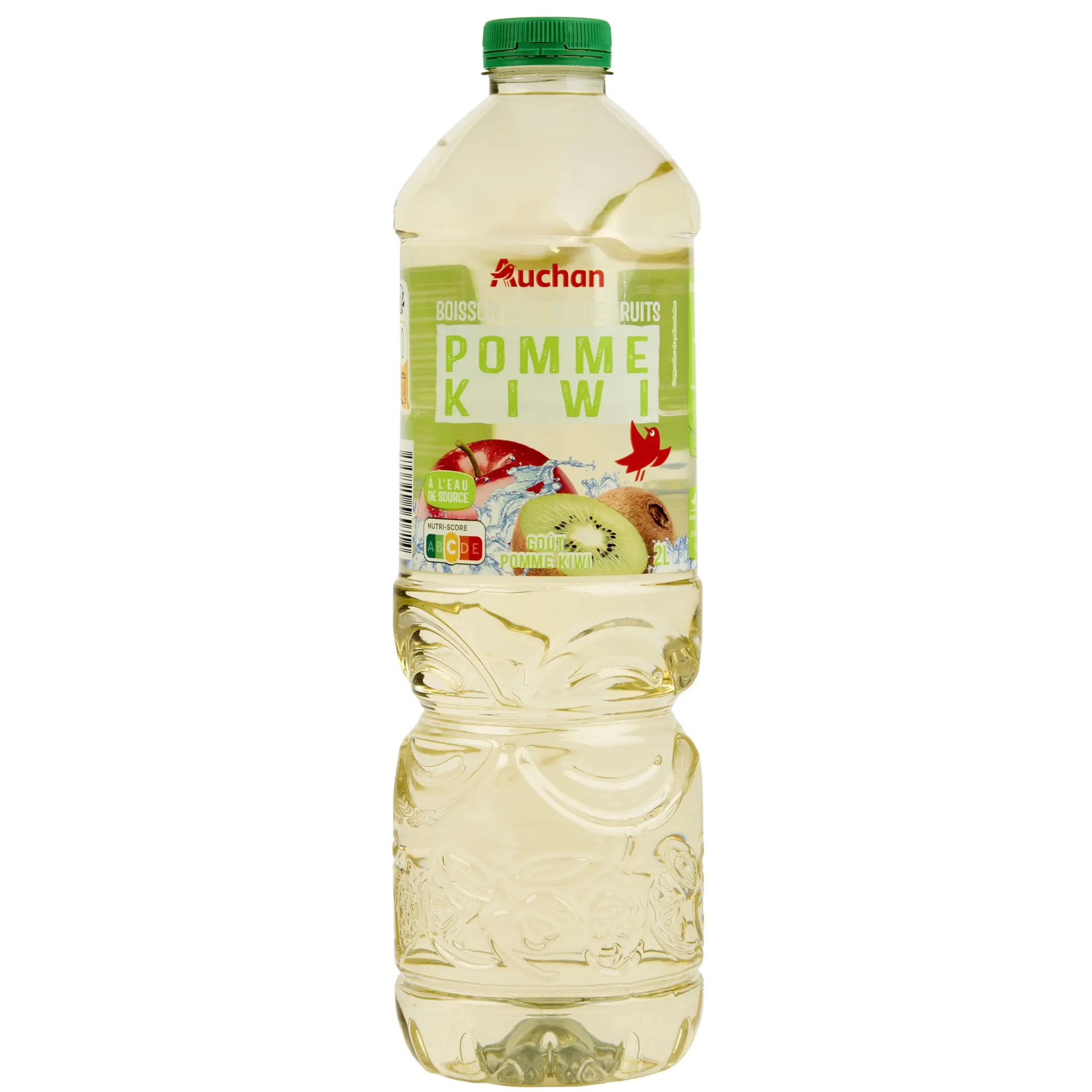 AUCHAN Boisson aux jus de fruits goût pomme kiwi