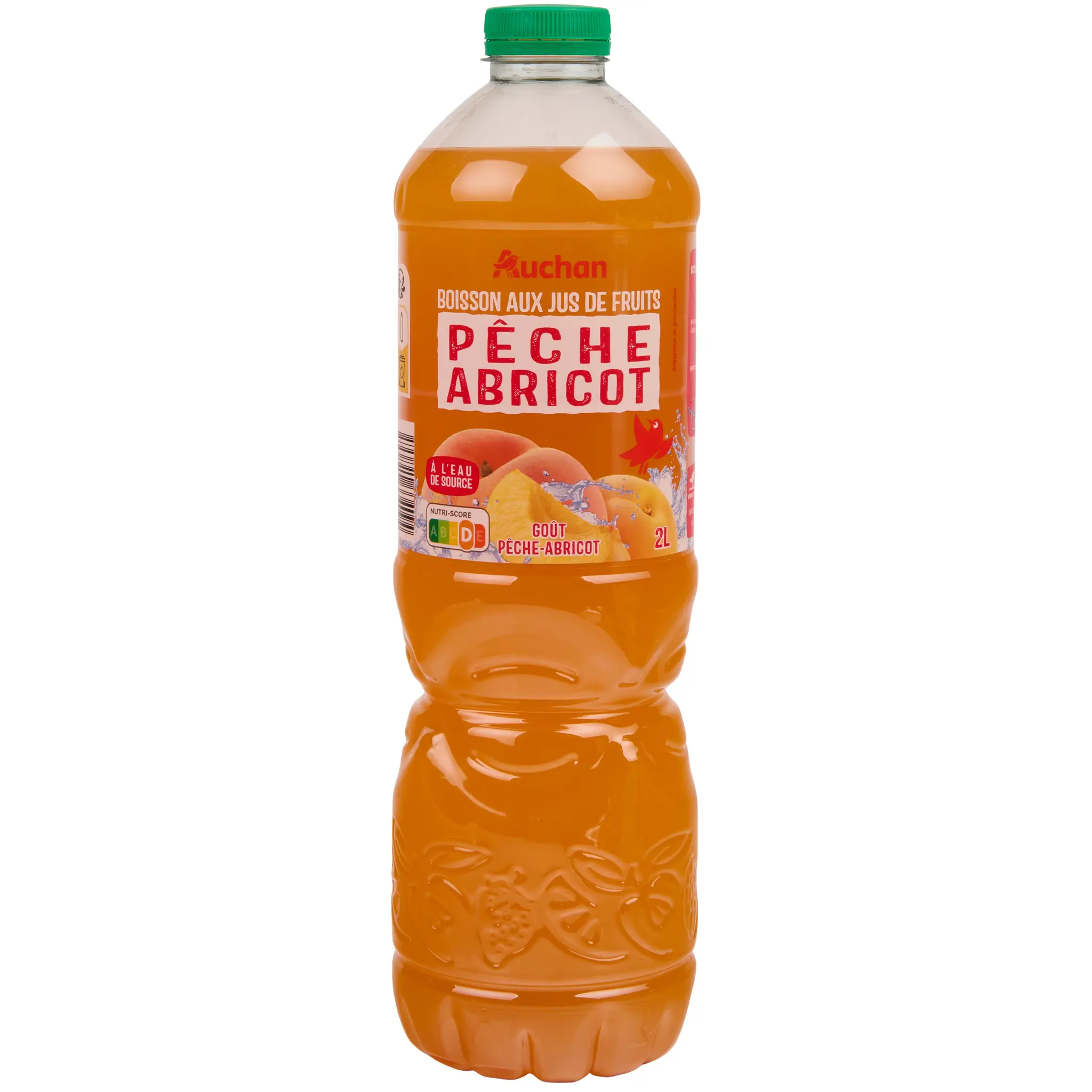 AUCHAN Boisson aux fruits goût pêche abricot