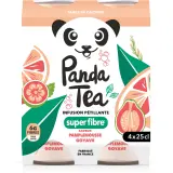 PANDA TEA Boisson infusion pétillante super fibre saveur pamplemousse goyave boîtes