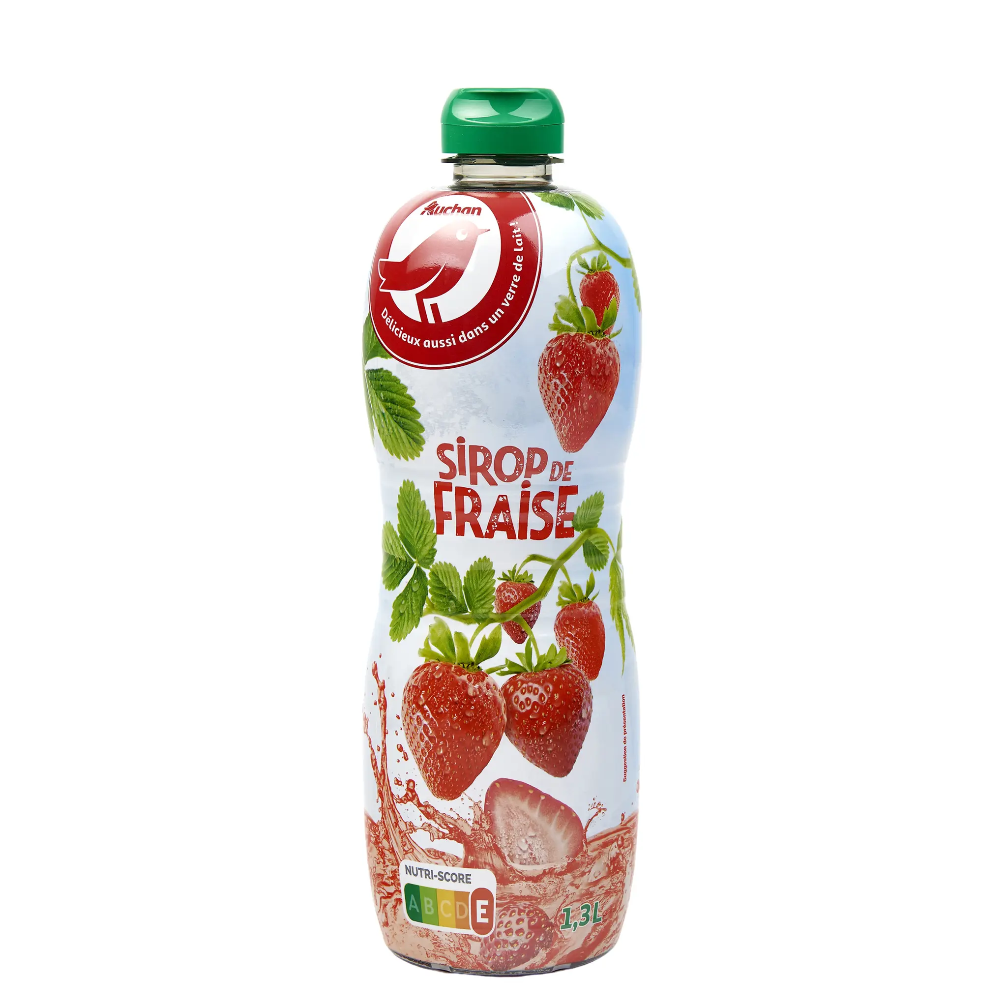 AUCHAN Sirop de fraise