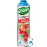 TEISSEIRE Sirop de fraise framboise zéro sucre bidon