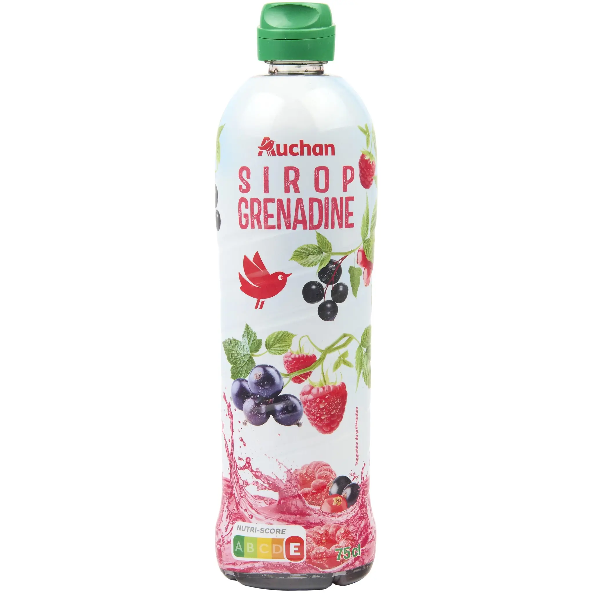 AUCHAN Sirop de grenadine bidon