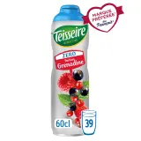 TEISSEIRE Sirop de grenadine zéro sucre