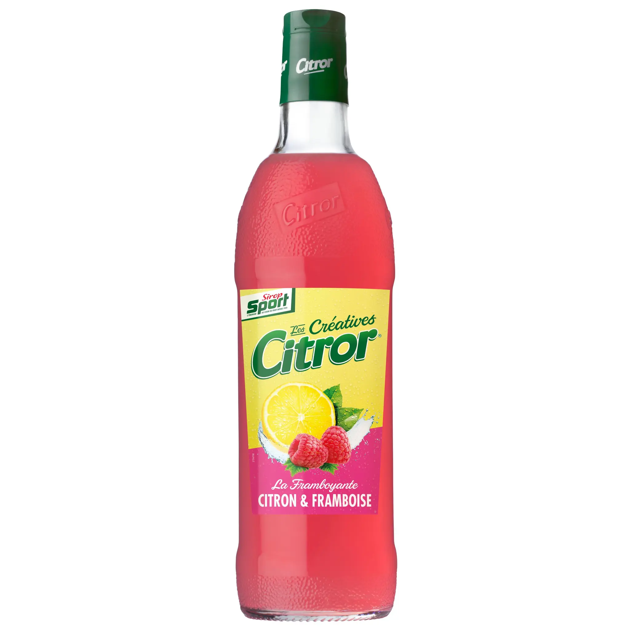 CITROR Les Créatives Sirop de citron et framboise La Flamboyante