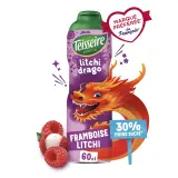 TEISSEIRE Fruity Animals Sirop litchi drago à la framboise et litchi bidon réduit en sucre