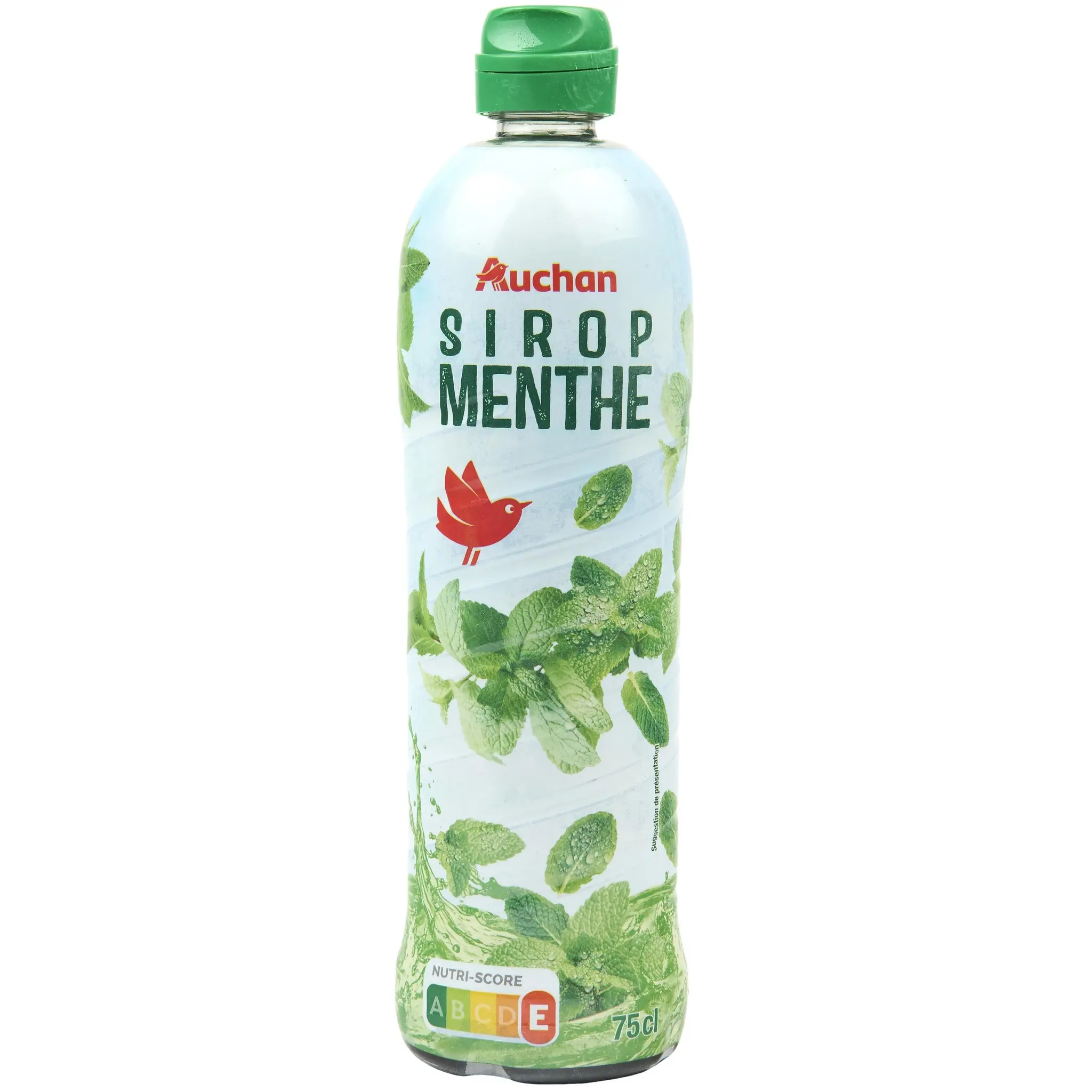 AUCHAN Sirop de menthe bidon