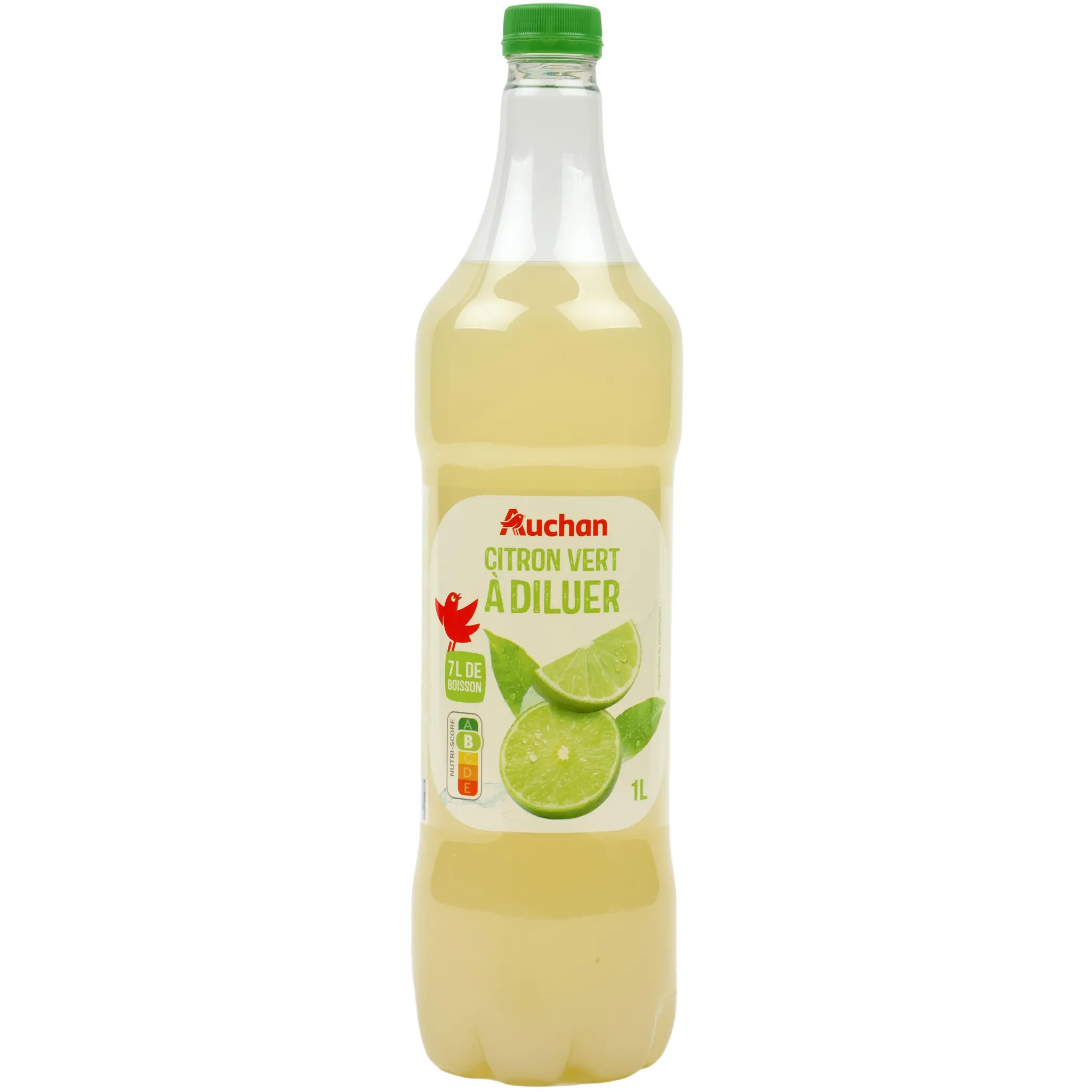 AUCHAN Concentré de citron vert à diluer