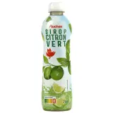 AUCHAN Sirop de citron vert bidon plastique