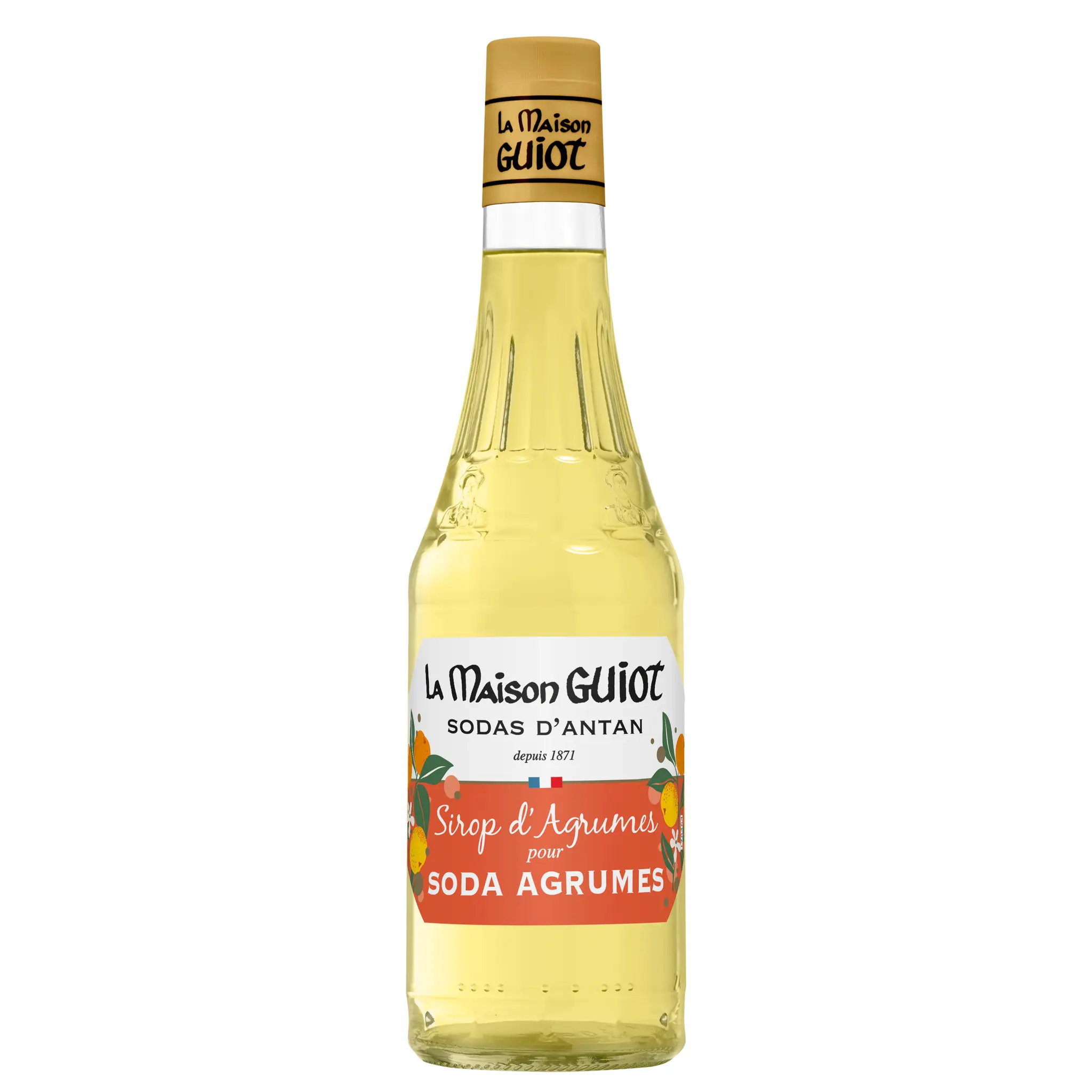LA MAISON GUIOT Sirop d'agrumes pour soda agrumes