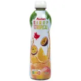 AUCHAN Sirop saveur tropical bidon plastique