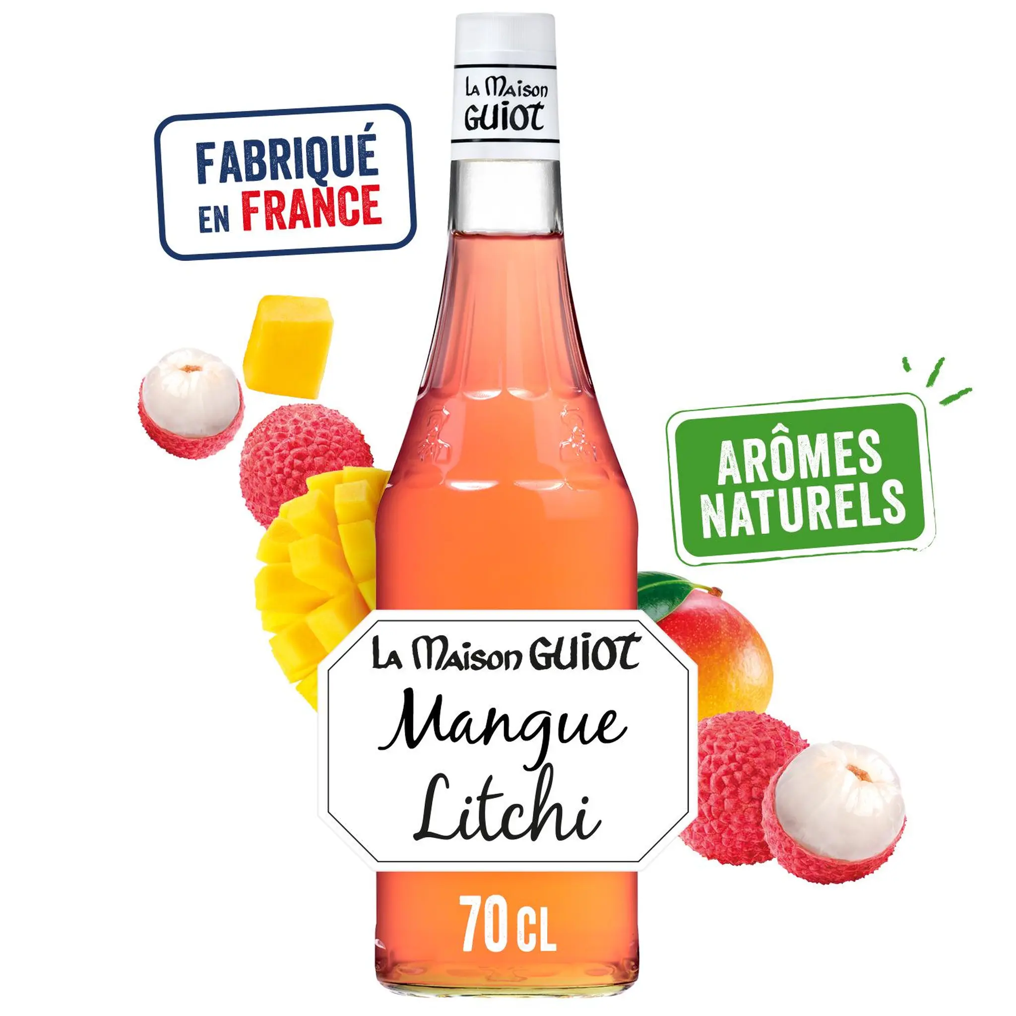 LA MAISON GUIOT Sirop de mangue litchi