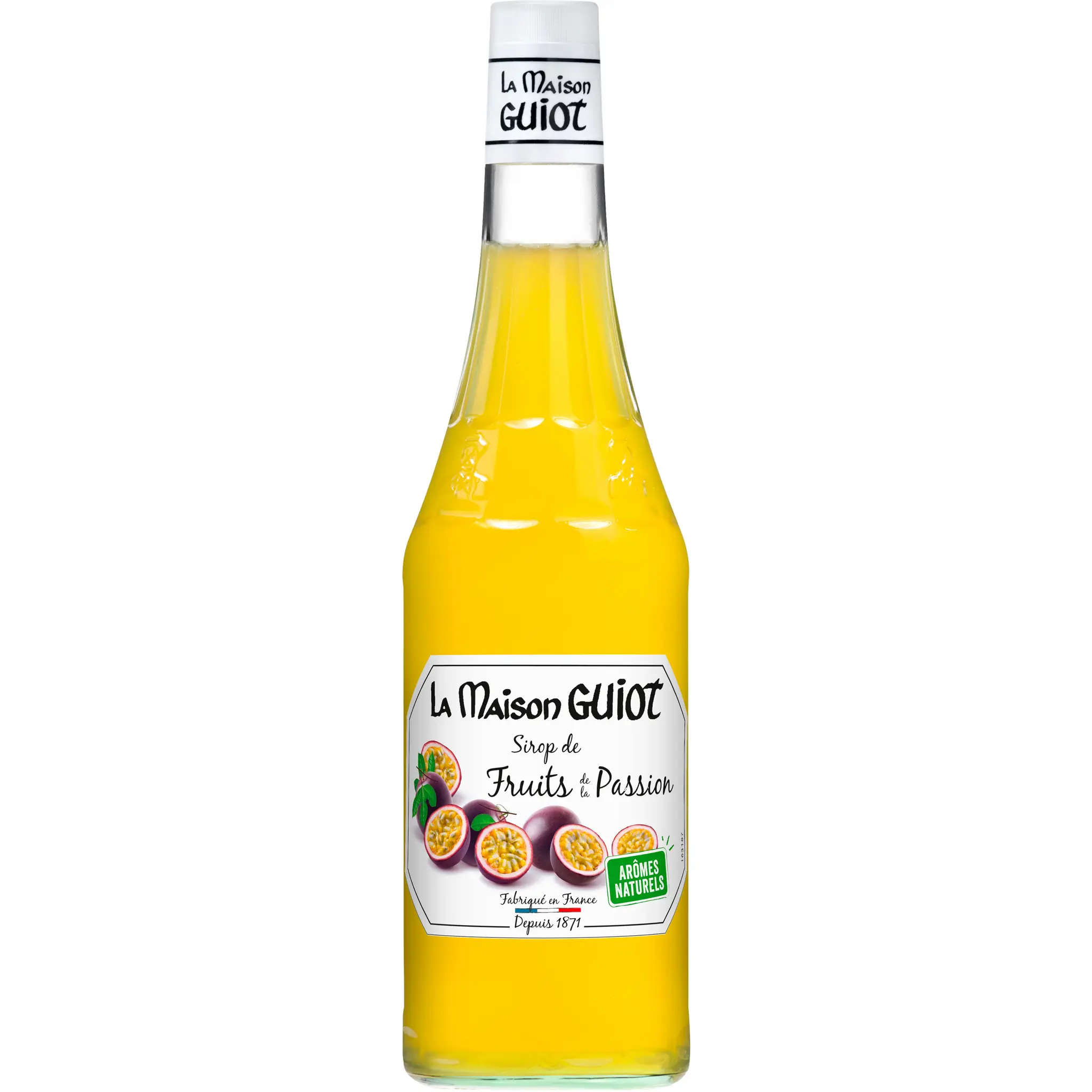 LA MAISON GUIOT Sirop fruits de la passion bouteille verre