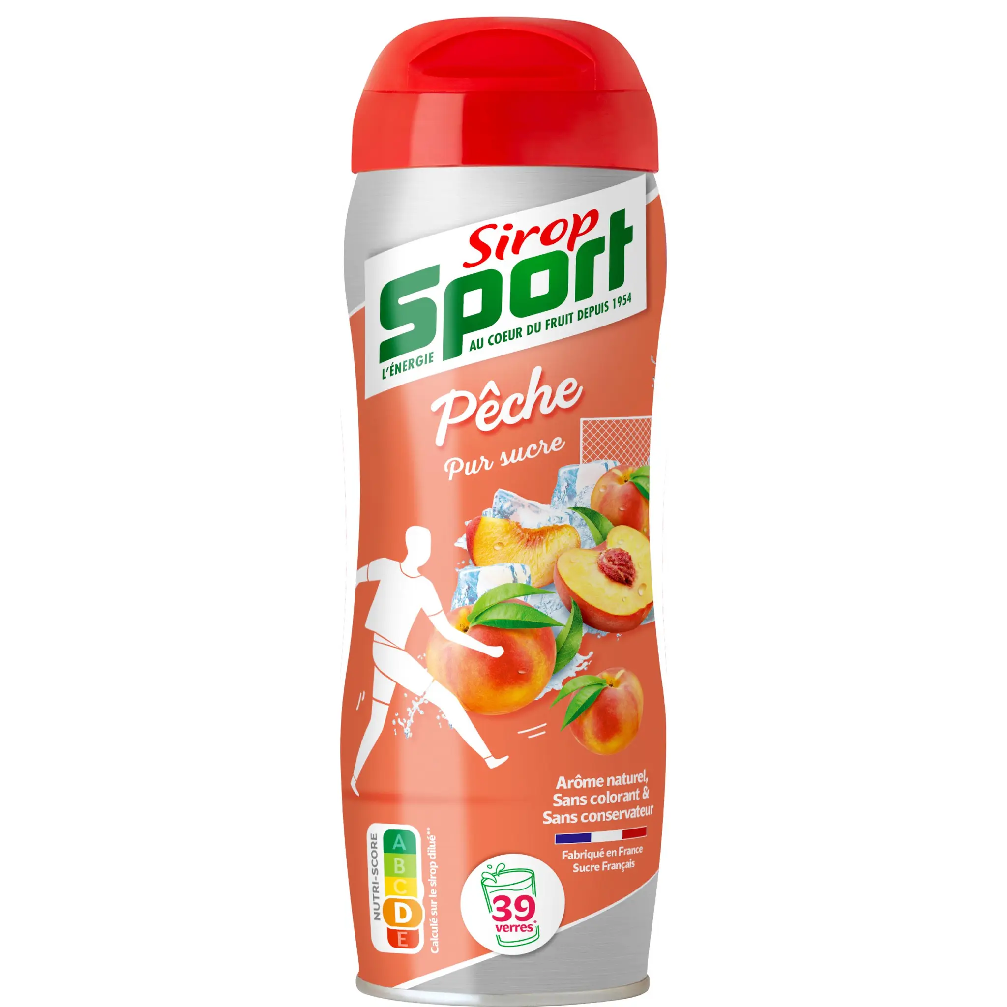 SIROP SPORT Sirop de pêche bidon métal