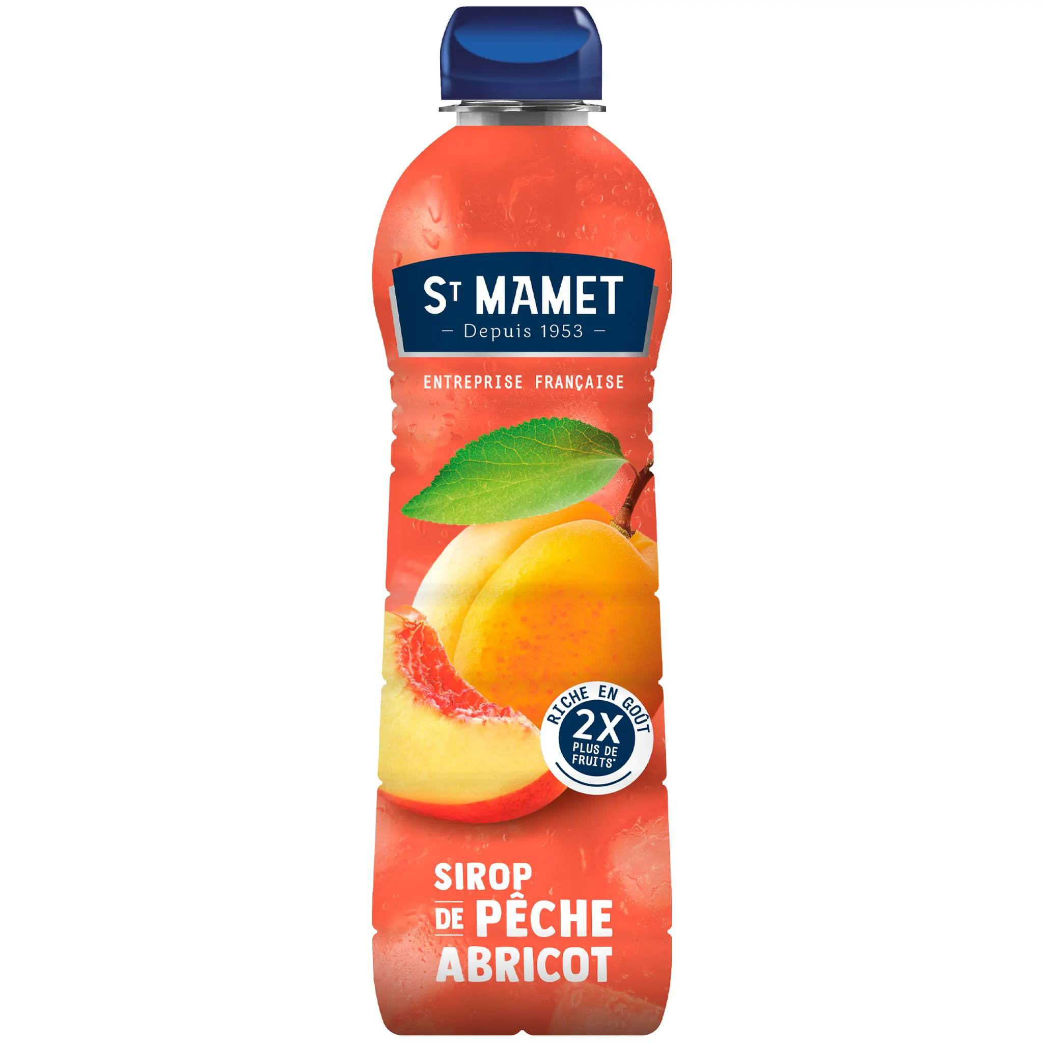 ST MAMET Sirop de pêche abricot