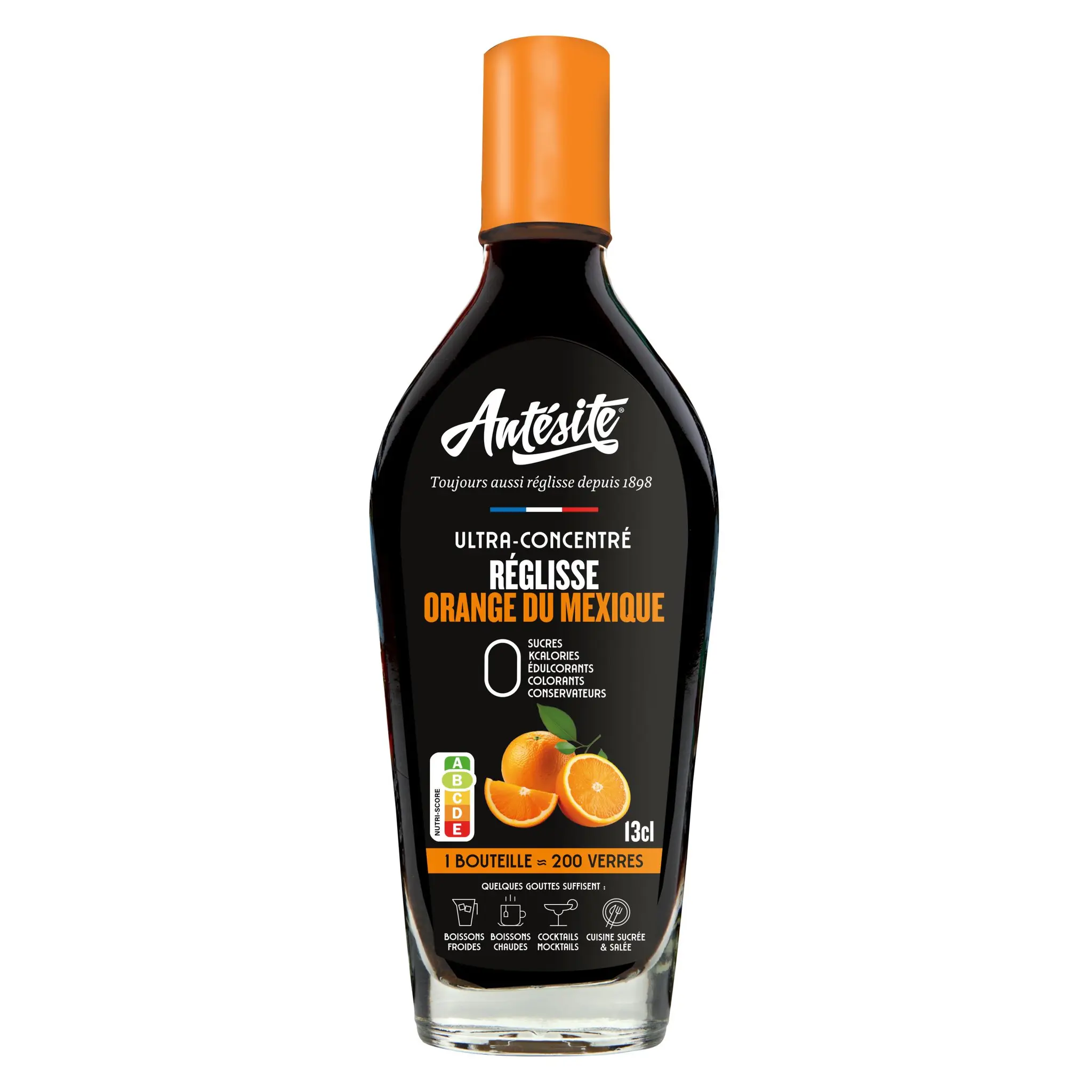 ANTESITE Sirop ultra concentré au réglisse et à l'orange