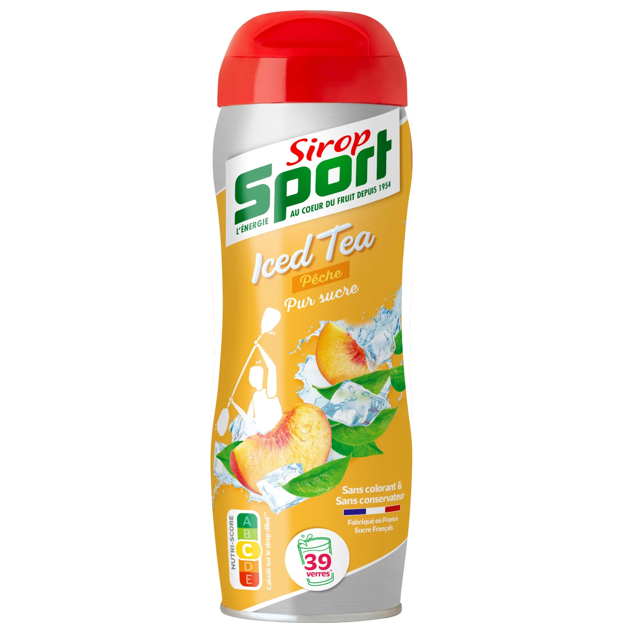 SIROP SPORT Sirop ice tea bidon métal