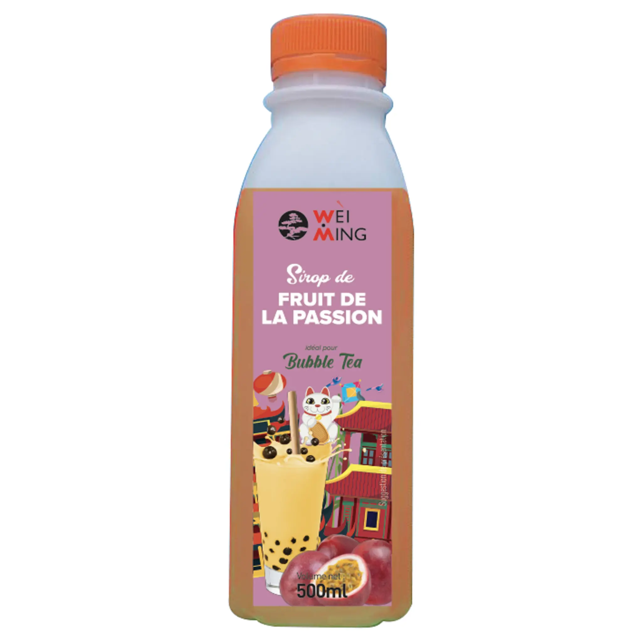 WEI MING Sirop de fruit de la passion pour Bubble Tea
